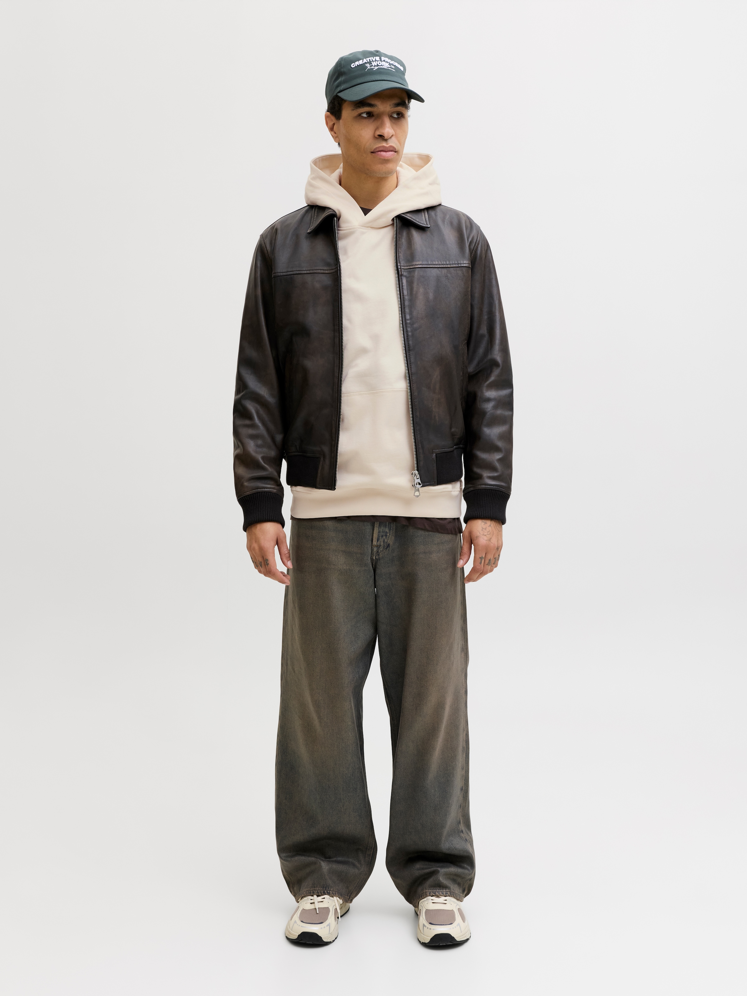 Jack & Jones Kapuzensweatshirt »JORNORREBRO TYPO BACK SWEAT HOOD SN«, mit Print
