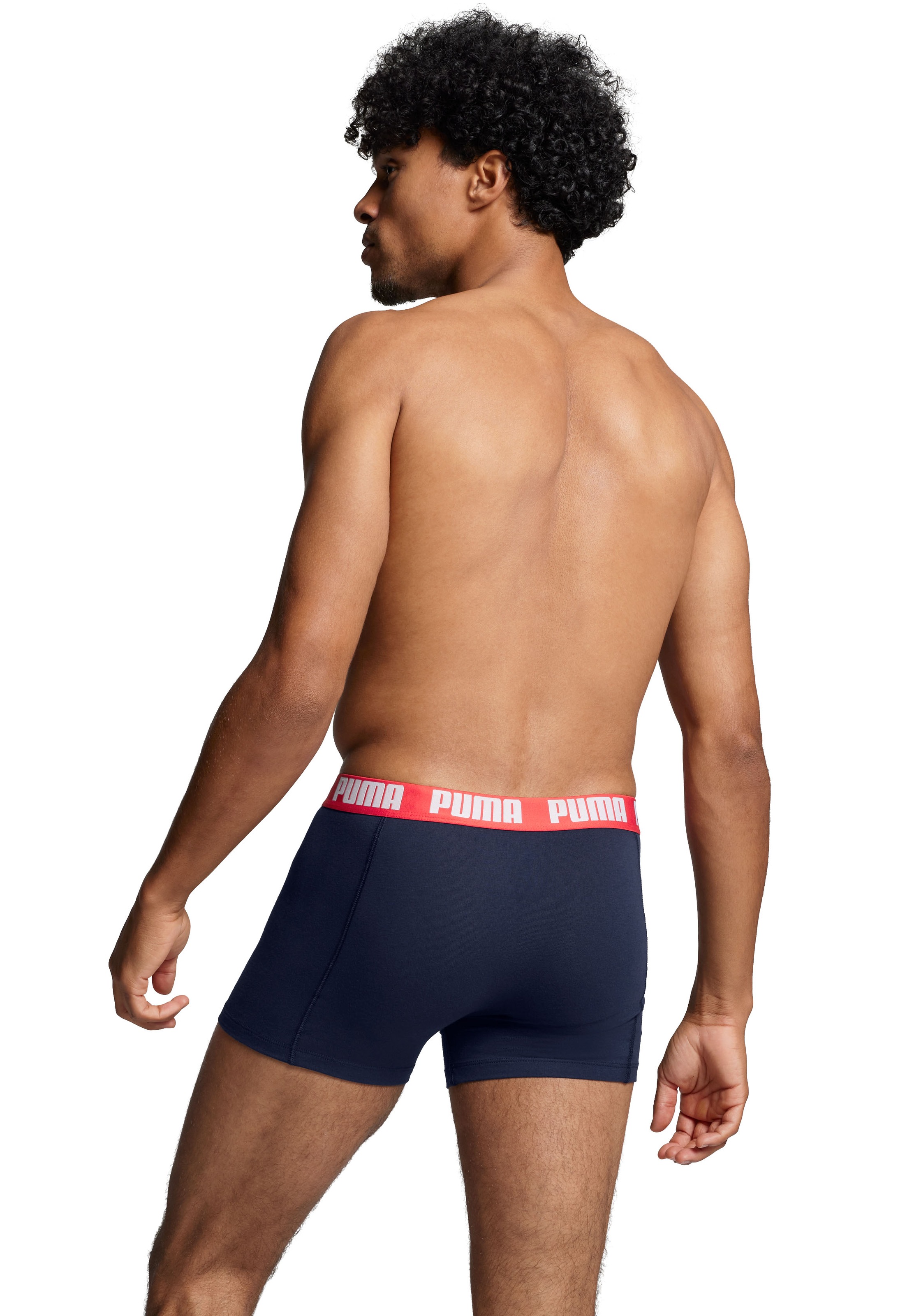 PUMA Boxer, (6er Pack), mit elastischem Logobund