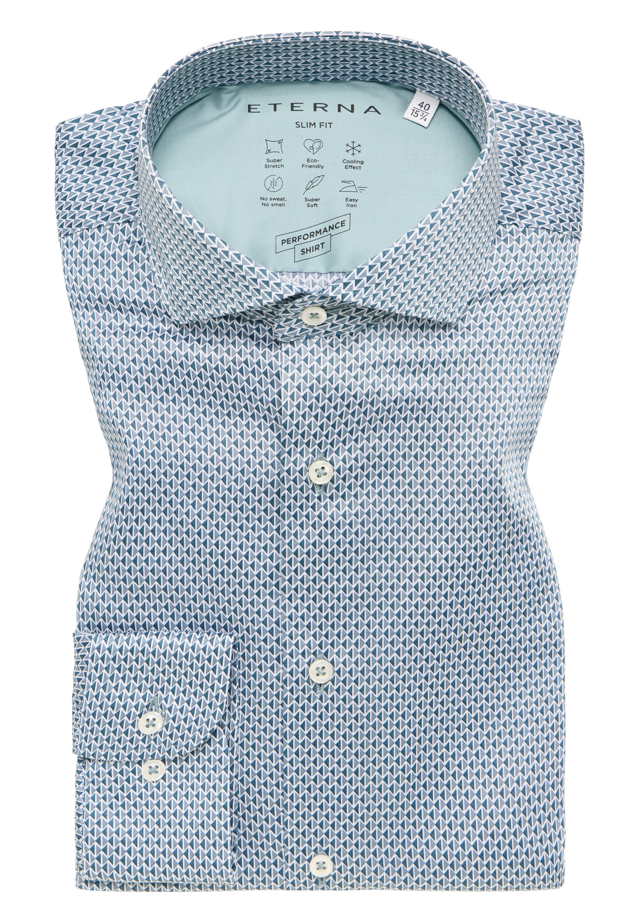 Eterna Langarmhemd »SLIM FIT«
