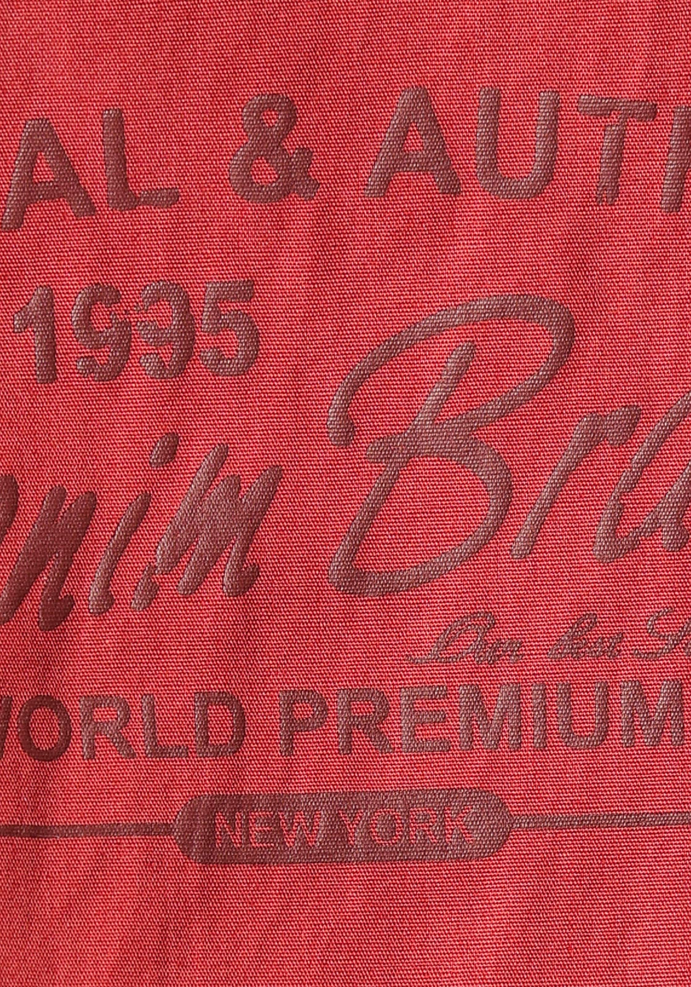 Man's World Kurzarmhemd, mit kleinem Brustprint