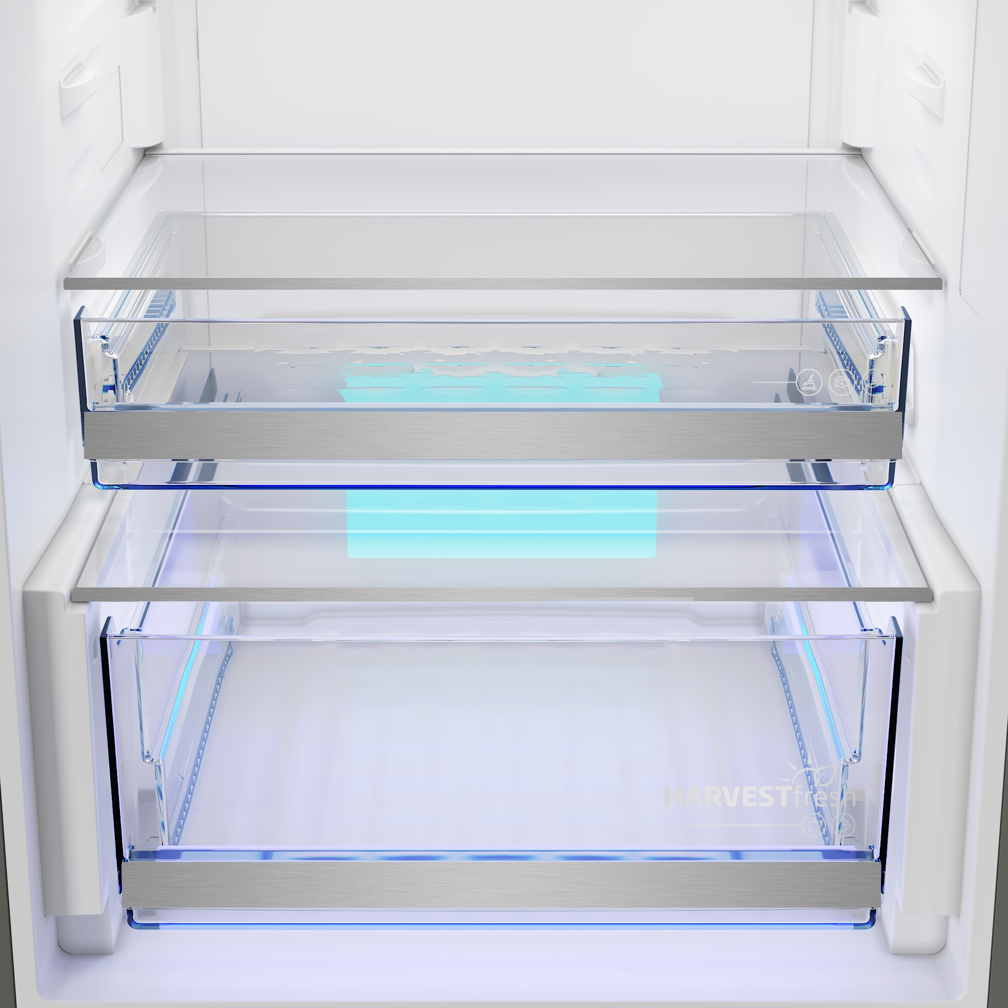 BEKO Kühl-/Gefrierkombination »B7RCNA377HXP« 186,5 cm hoch 59,5 cm breit Volle Kapazität – ohne Abtauen