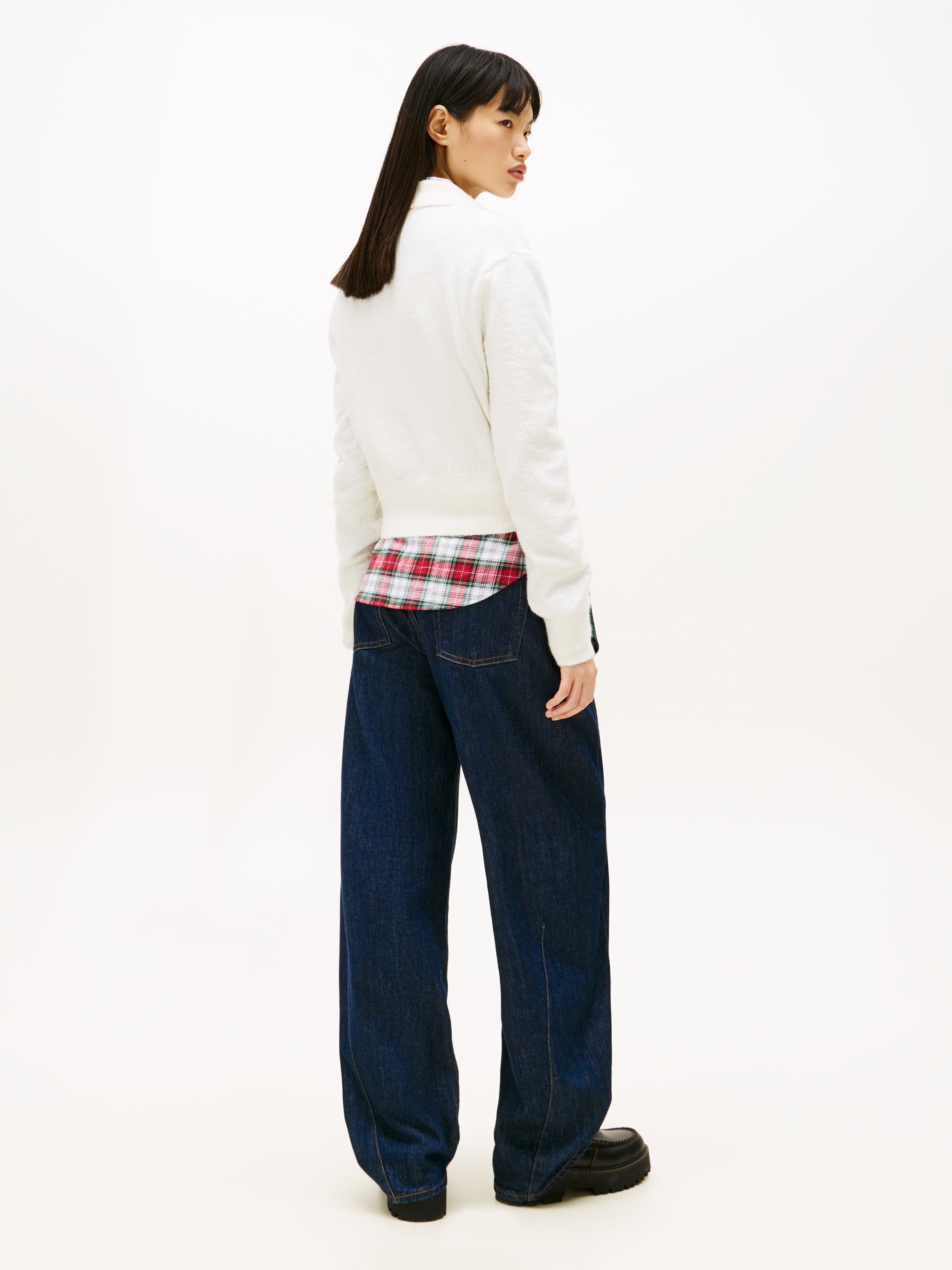 Tommy Jeans Strickpullover »TJW FLUFFY POLO SWEATER«