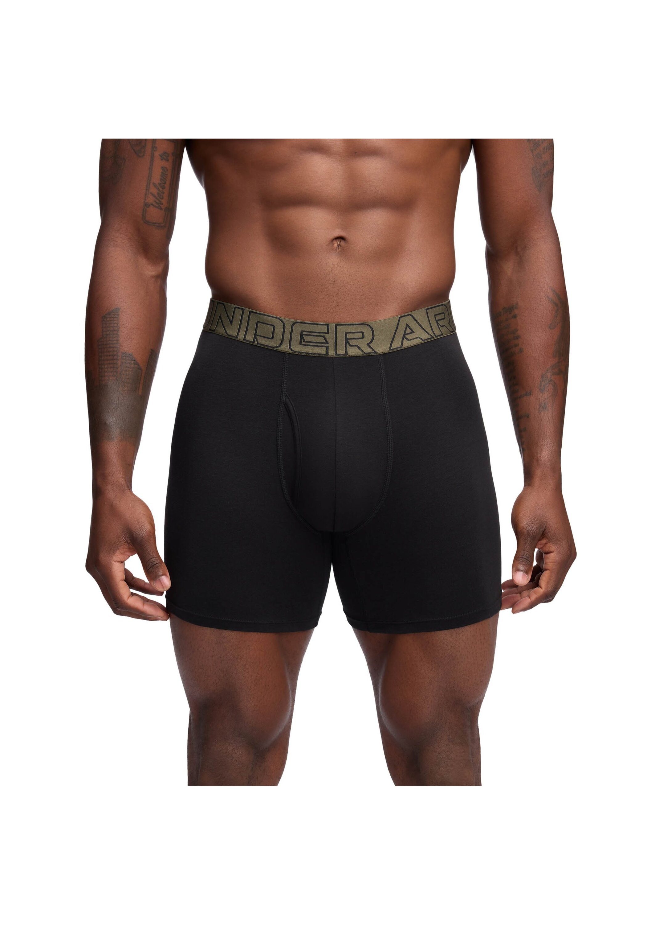 Under Armour® Boxershorts »Boxershort UA PERFORMANCE COTTON - SOLID 6 IN 3PK 3er Pack«