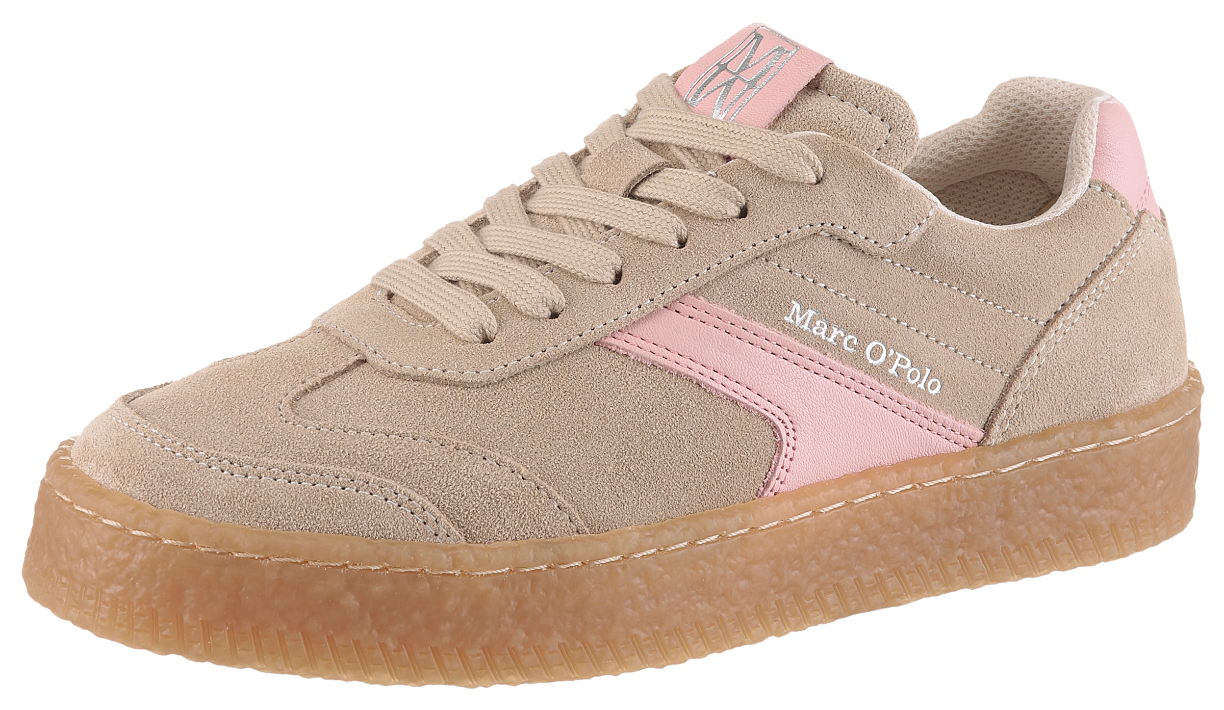 Marc O'Polo Sneaker »Cortney«  Freizeitschuh, Halbschuh, Schnürer mit gepolstertem Schaftrand