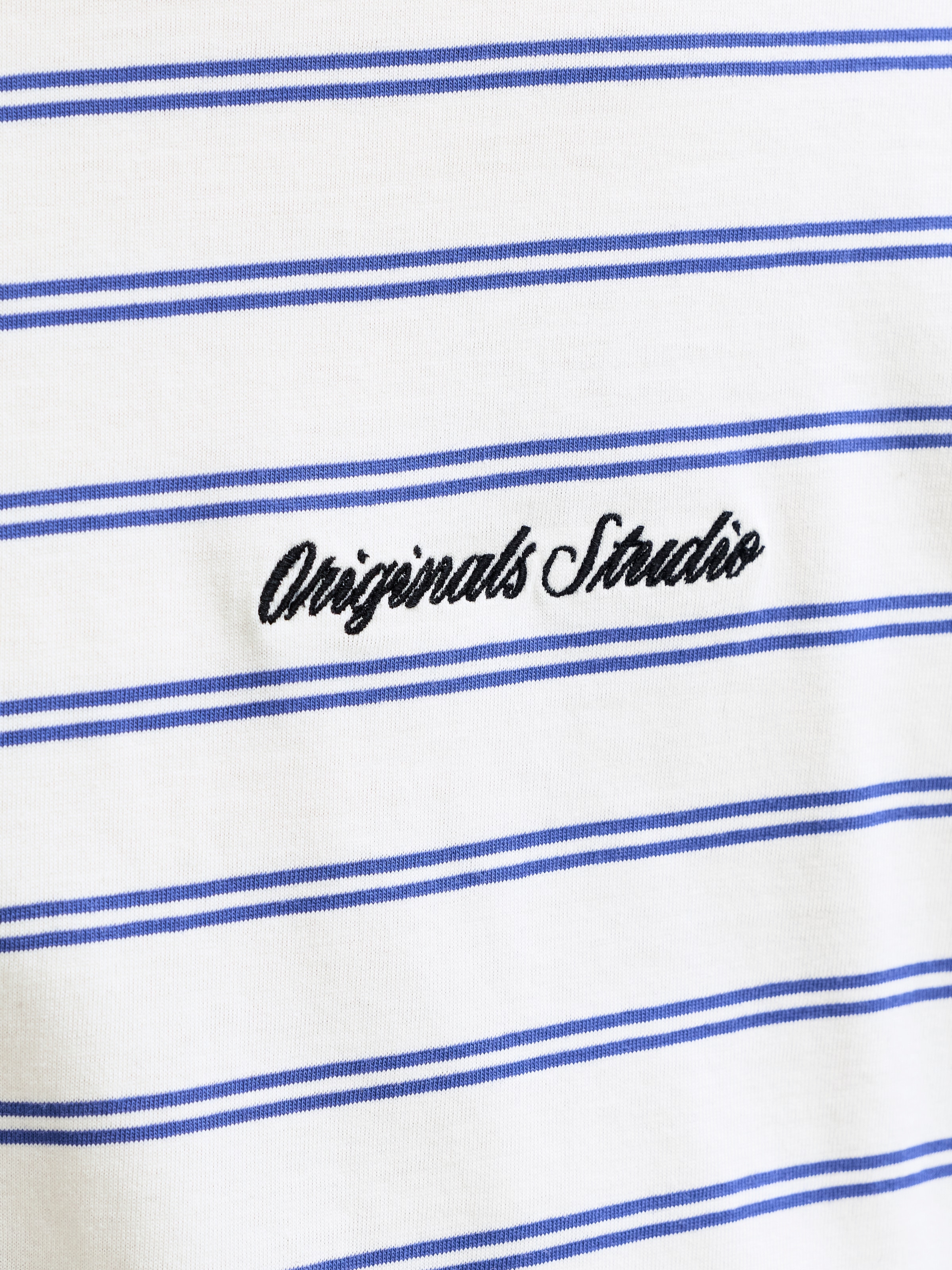 Jack & Jones T-Shirt »JORNORREBRO STRIPE TEE SS CN LN« Baumwolle, relaxed fit