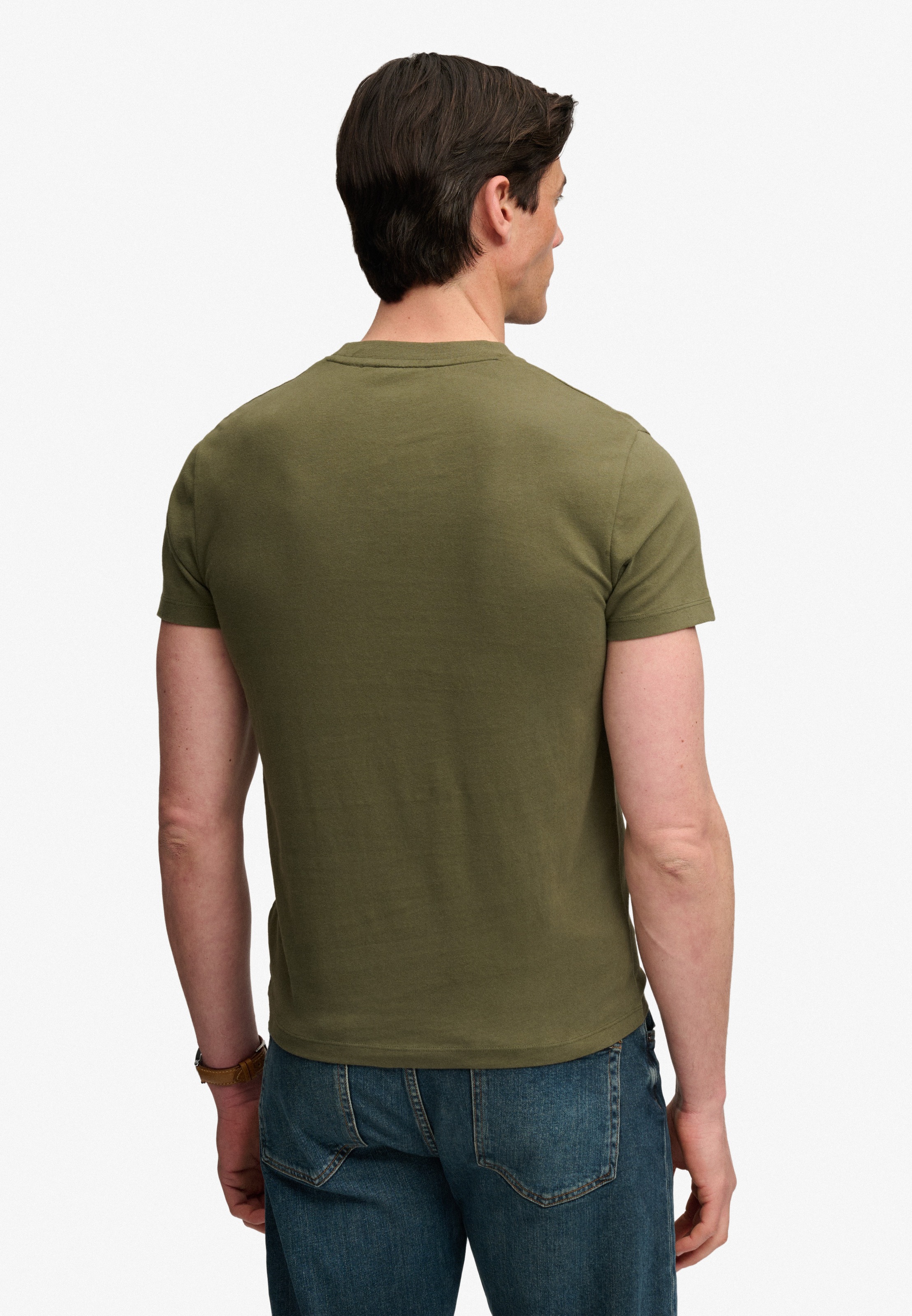 Superdry Rundhalsshirt »ESSENTIAL SDCO LOGO EMB TEE« Baumwolle, regular fit