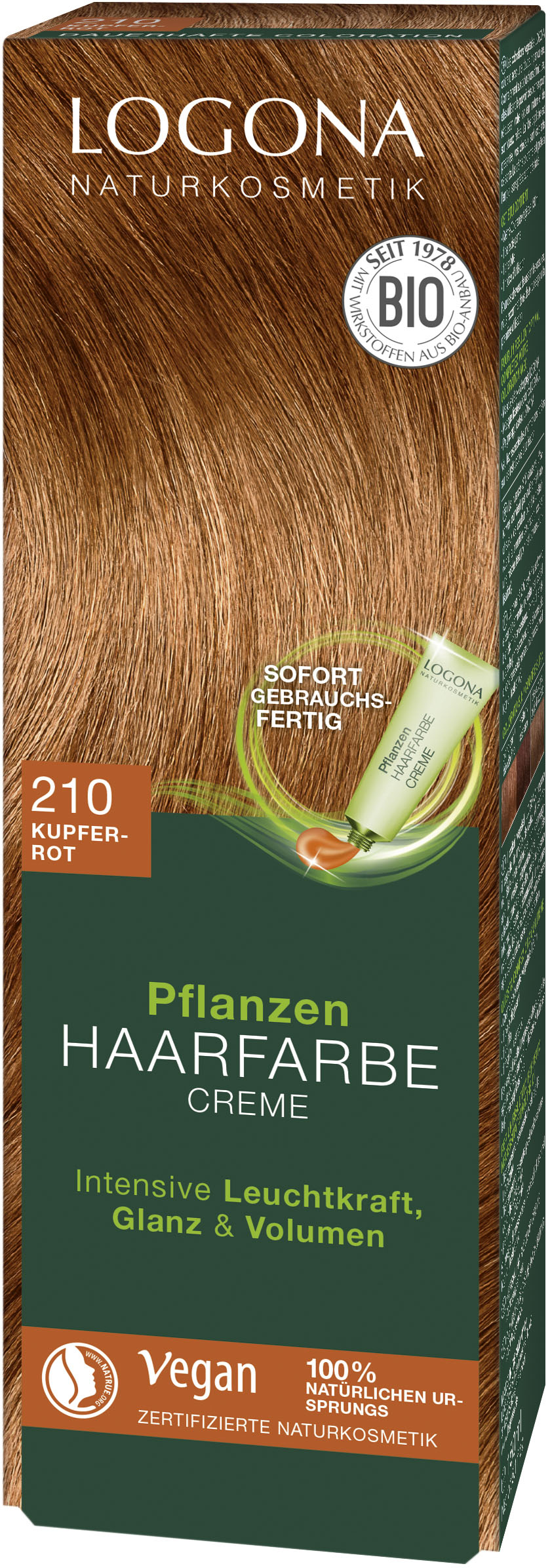 Haarfarbe »Logona Pflanzen-Haarfarbe Creme«