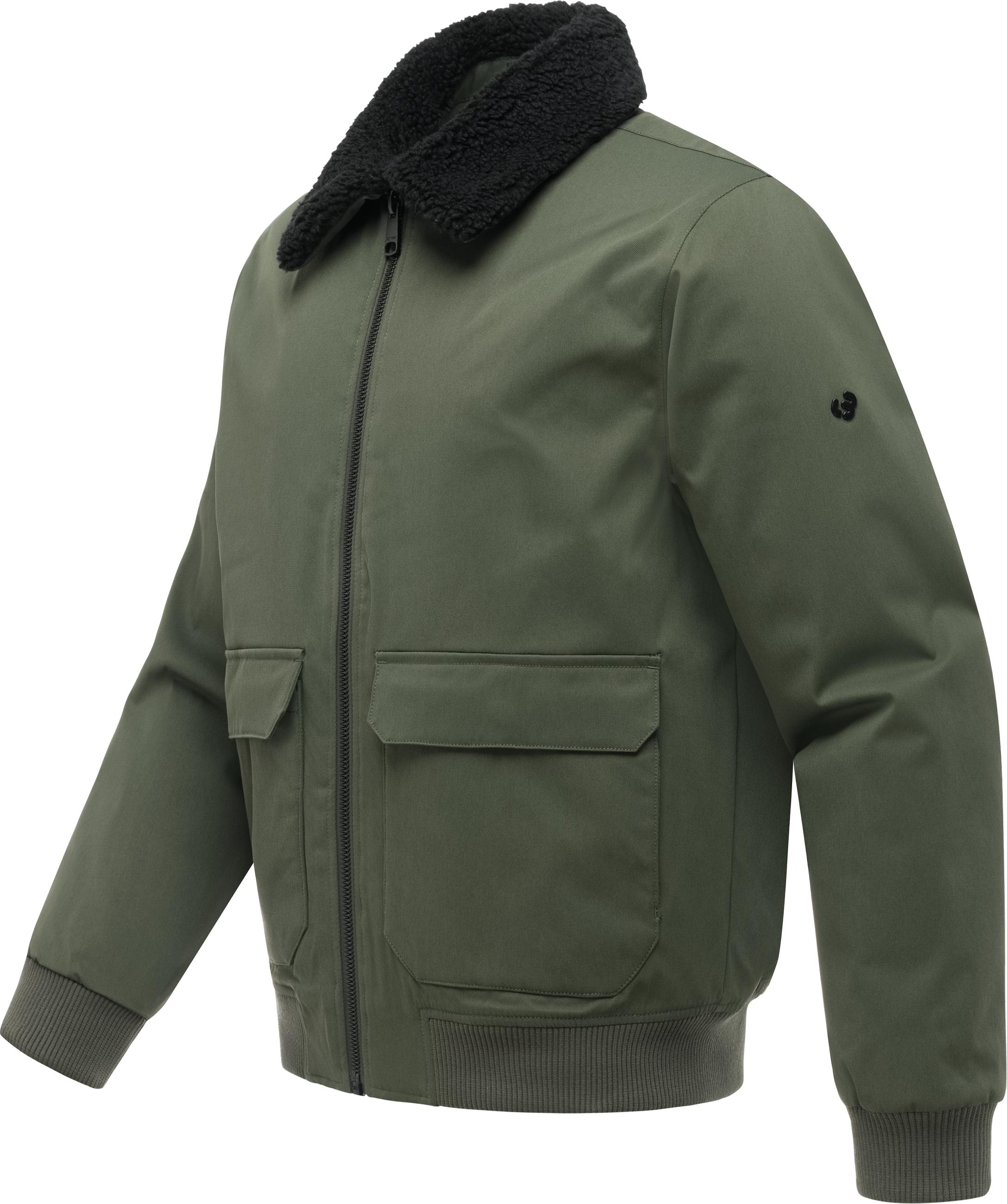 Ragwear Outdoorjacke »Outdoorjacke Newys Y« ohne Kapuze Wasserdichte Jacke mit warmem Kragen