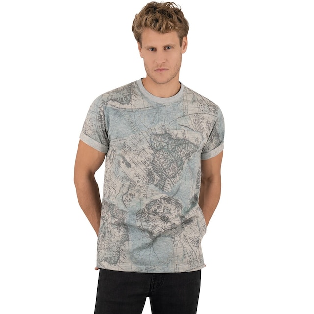 Trigema T-Shirt »TRIGEMA T-Shirt mit modischem Allover-Print« online  shoppen bei OTTO