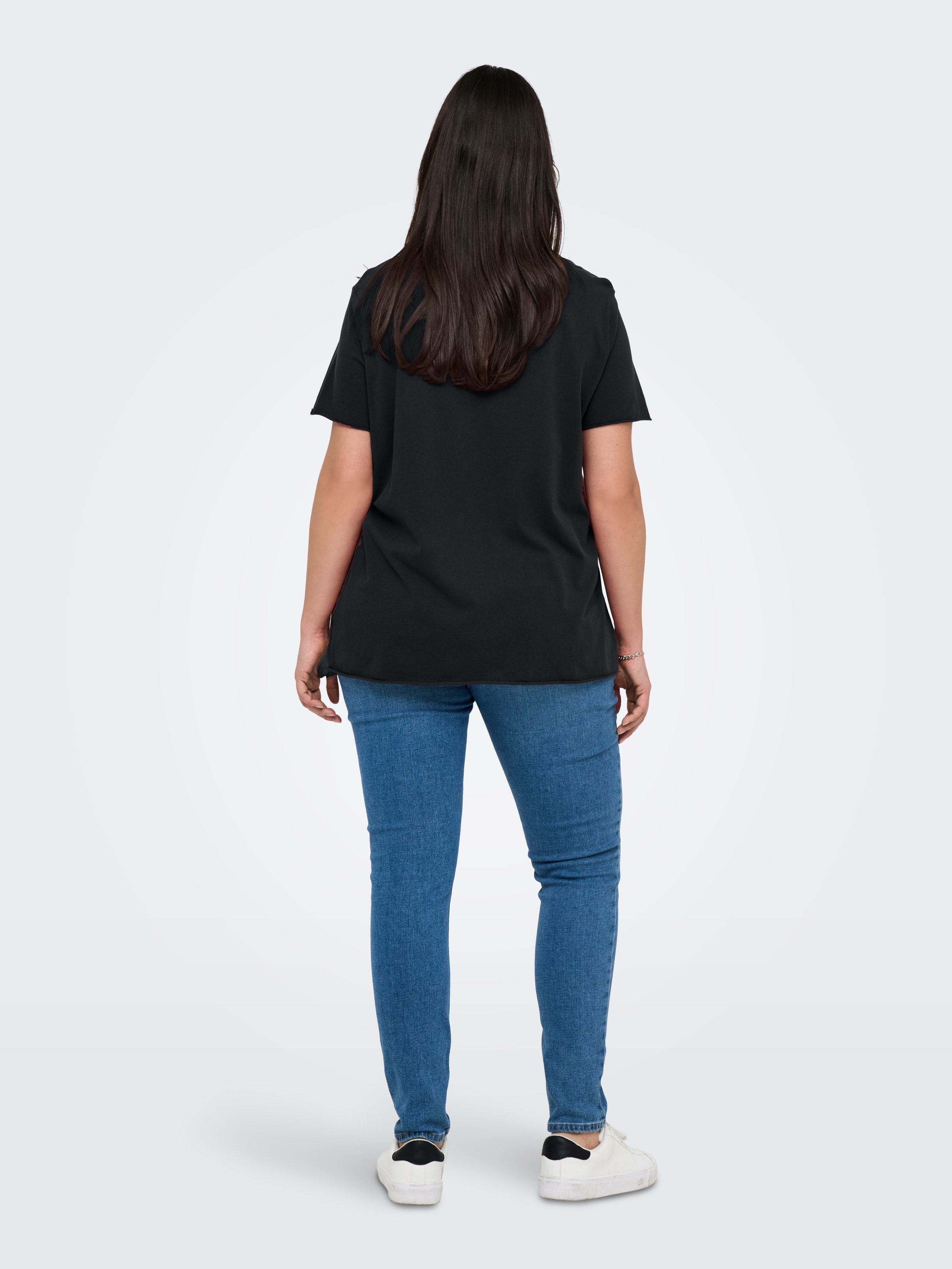ONLY CARMAKOMA Kurzarmshirt »CARMIKO LIFE WASHED SS REG TEE JRS«
