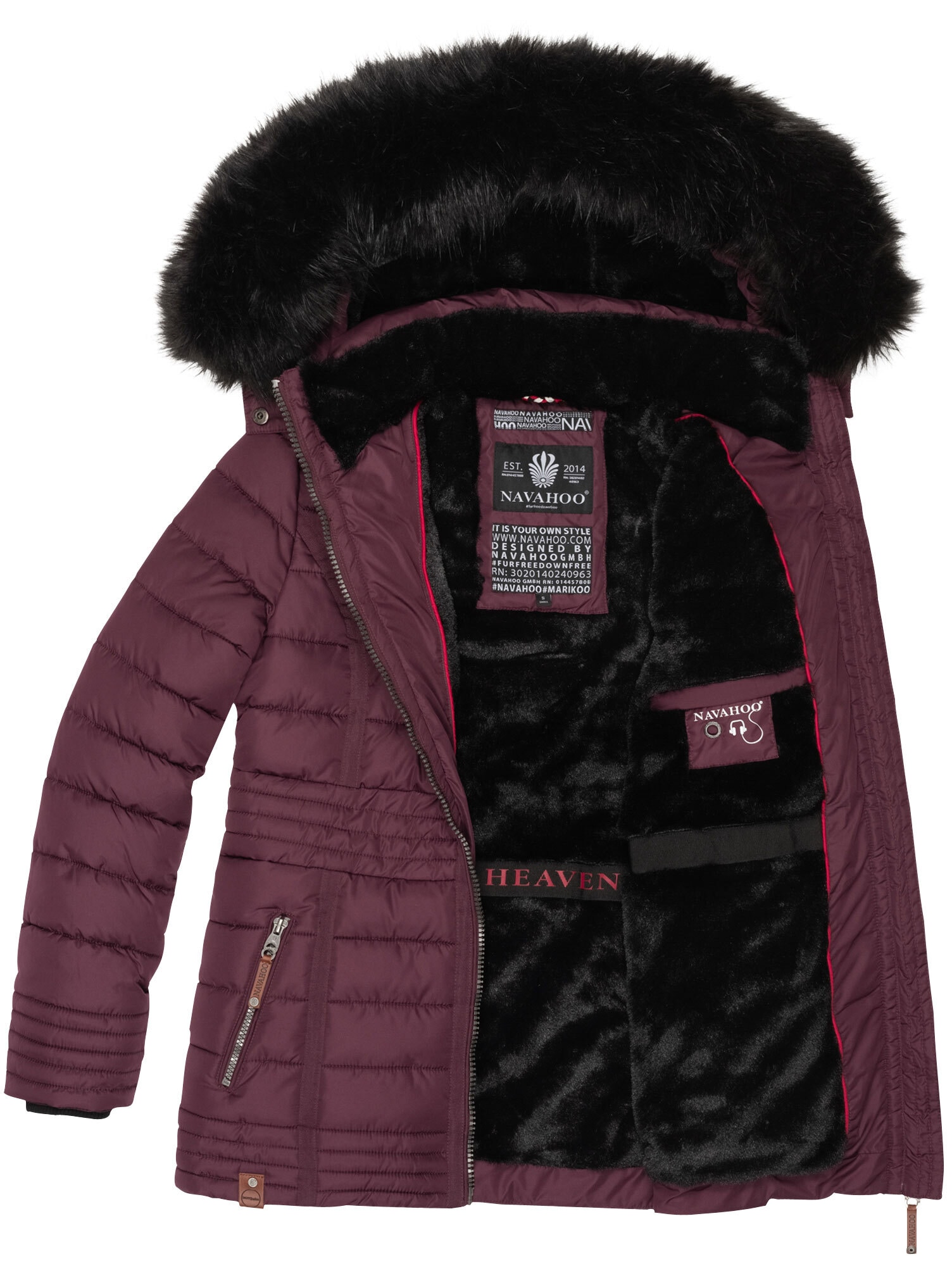 Navahoo Winterjacke »Navahoo Umay Princess Damen Winter Steppjacke B900«