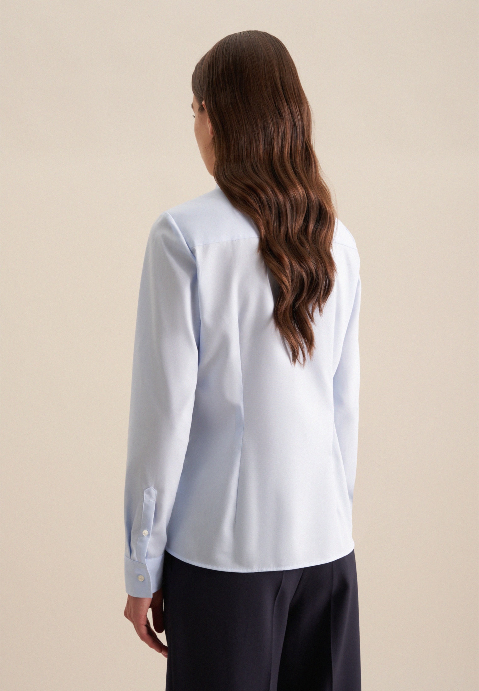 seidensticker Hemdbluse, 1/1 Kragen Uni