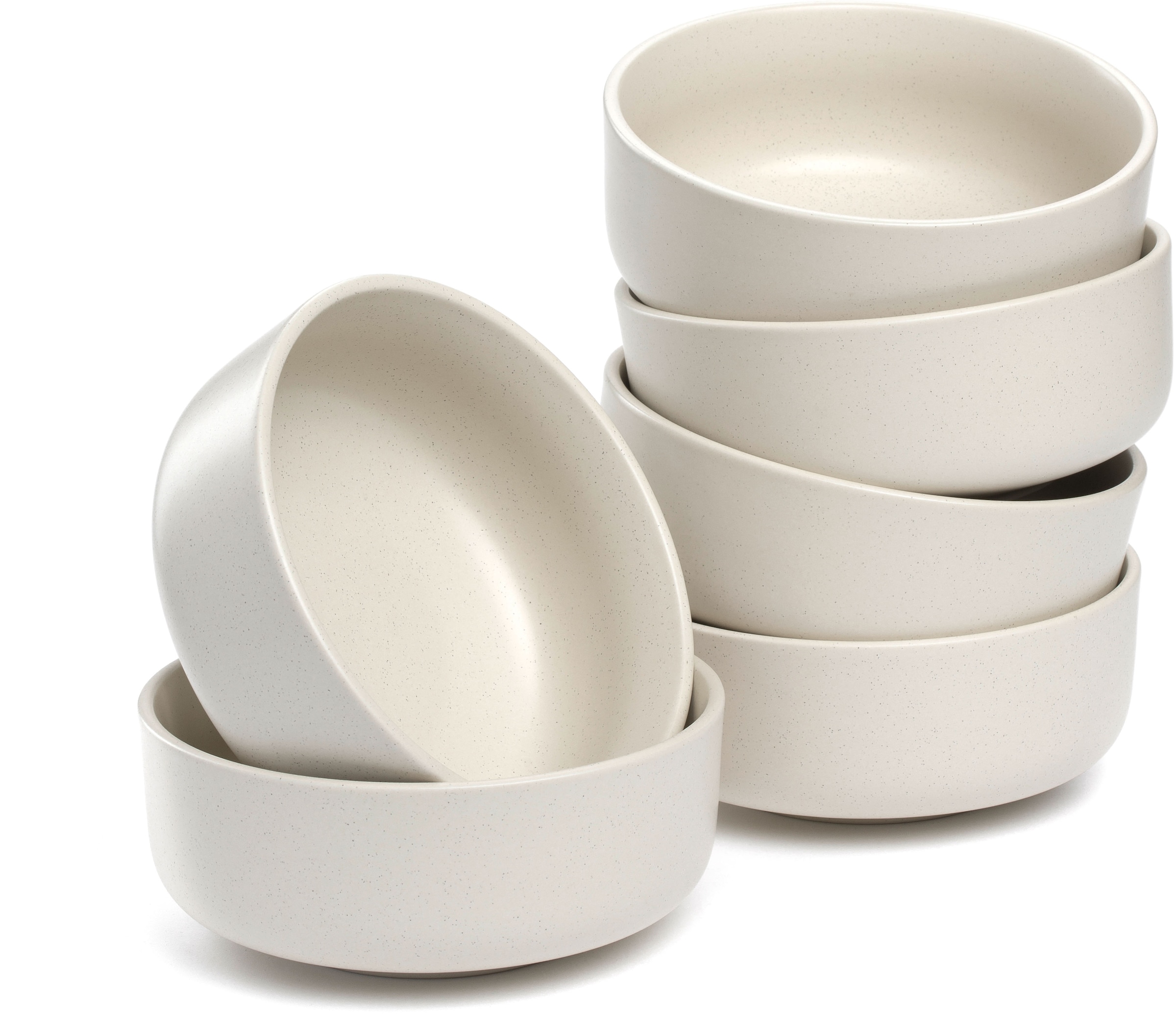 LEONARDO Schale »Keramikschale ROMA, ca. 16 cm, 6er-Set« 6 Stk. aus Keramik spülmaschinengeeignet