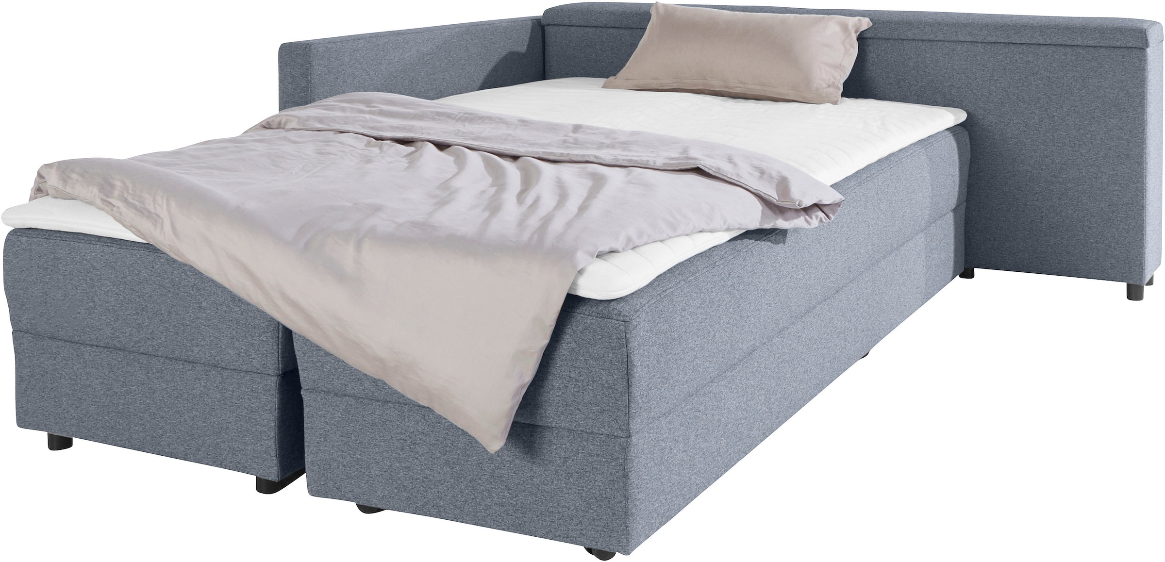 LOOKS by Wolfgang Joop Ecksofa »LooksIII L-Form«, durch Drehfunktion zum Bett wandelbar, inklusive Staufach