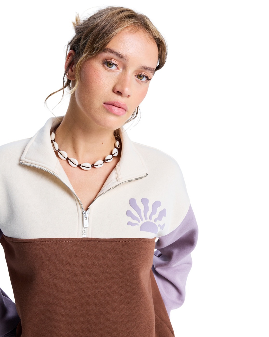 Roxy Fleecepullover »View Point Block«
