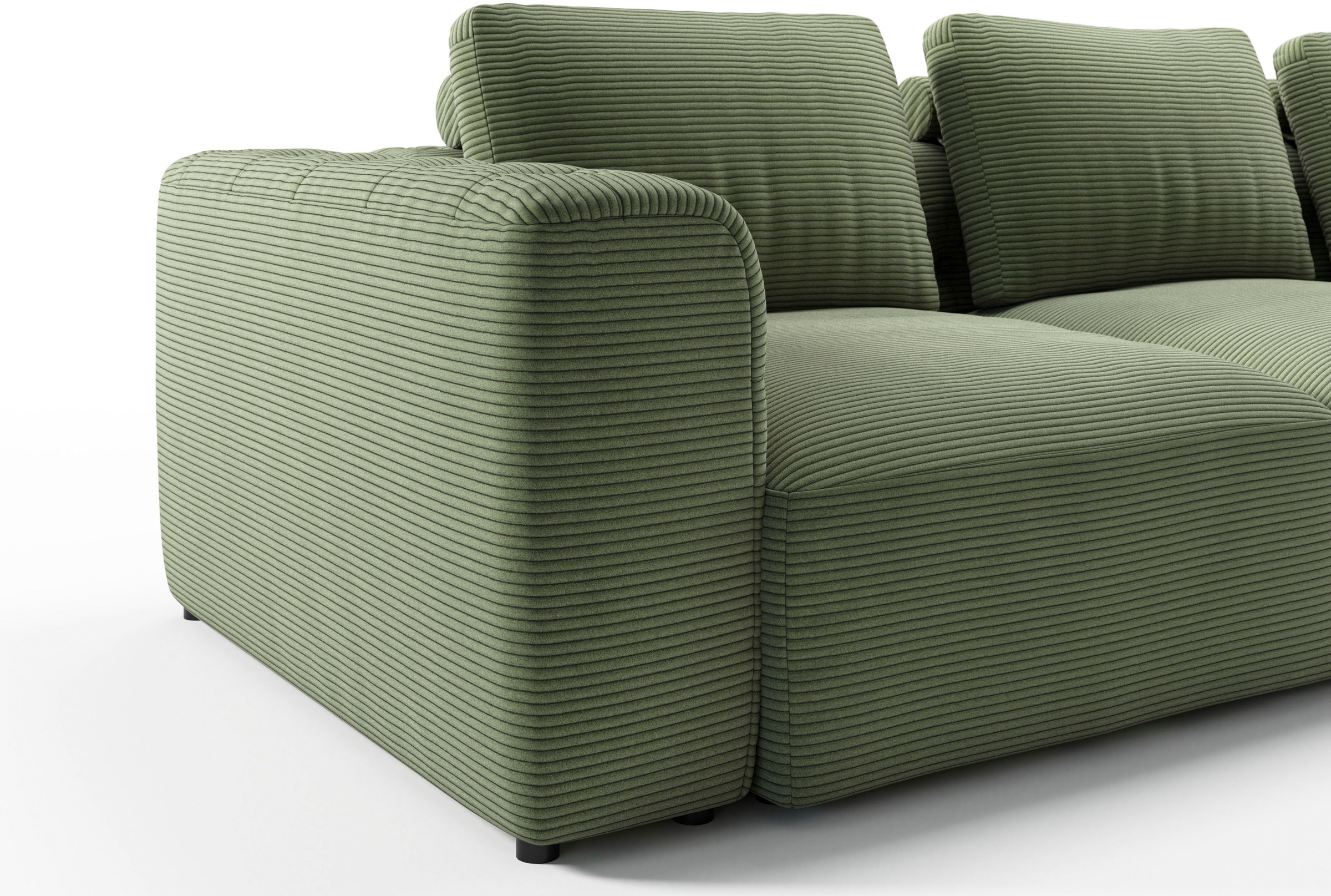 RAUM.ID 2,5-Sitzer »Cushid«, Modulsofa, bestehend aus 2 Teilen, Breite 268 cm