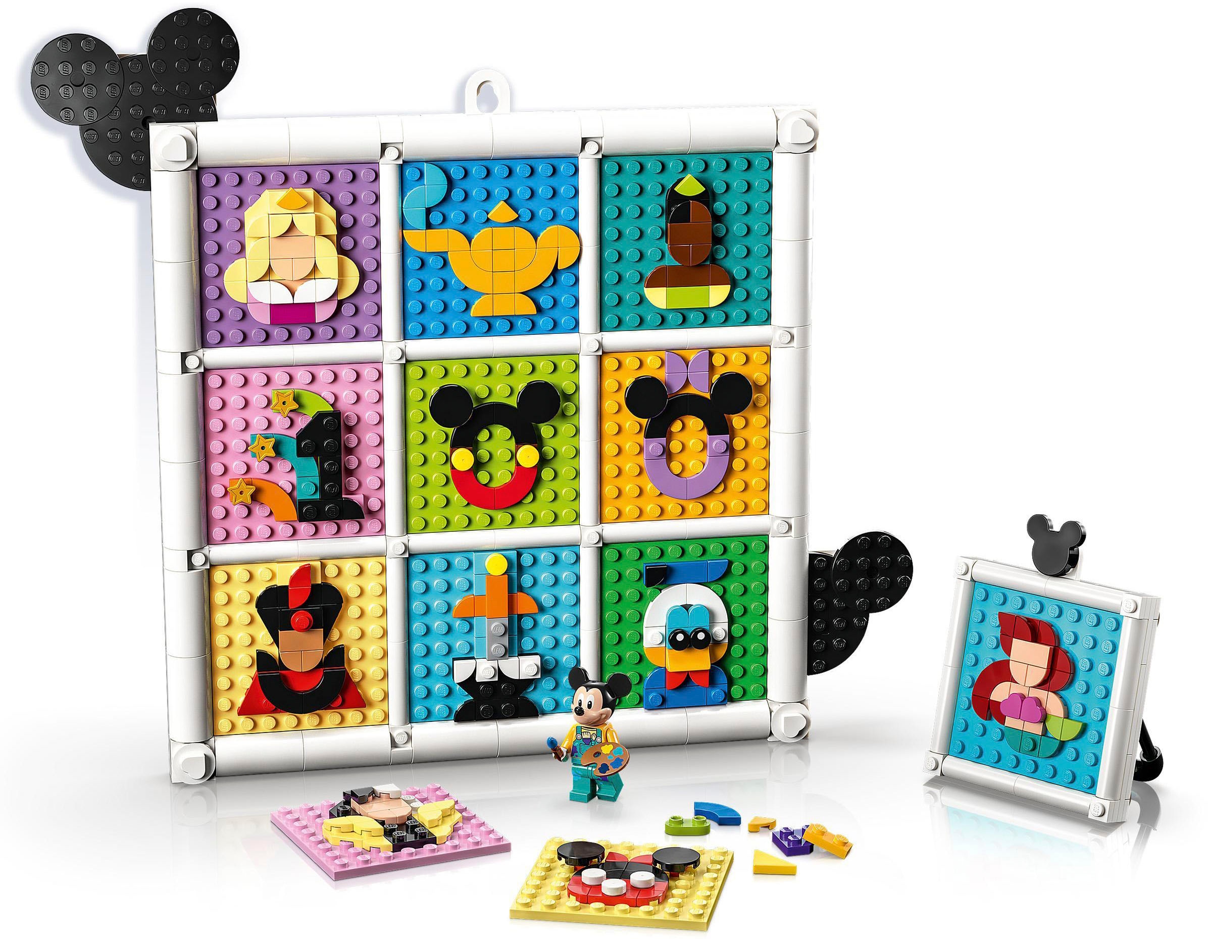 LEGO® Konstruktionsspielsteine »100 Jahre Disney Zeichentrickikonen (43221), LEGO® Disney«, (1022 St.), Made in Europe