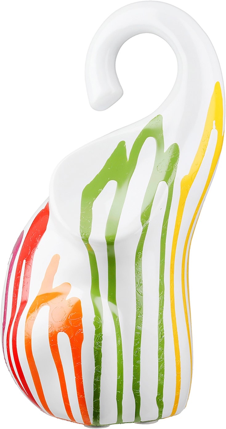 GILDE Skulptur »Figur Elefant Colori weiß« Elefant Tierfigur moderne Deko Wohnaccessoire Kinderzimmerdeko