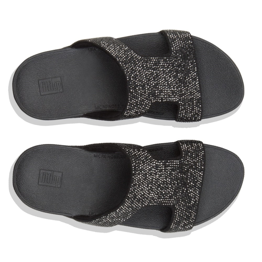 Fitflop Pantolette »MARLI«, Sommerschuh, Strandschuh, Sandale, Flats mit Glitzer-Details