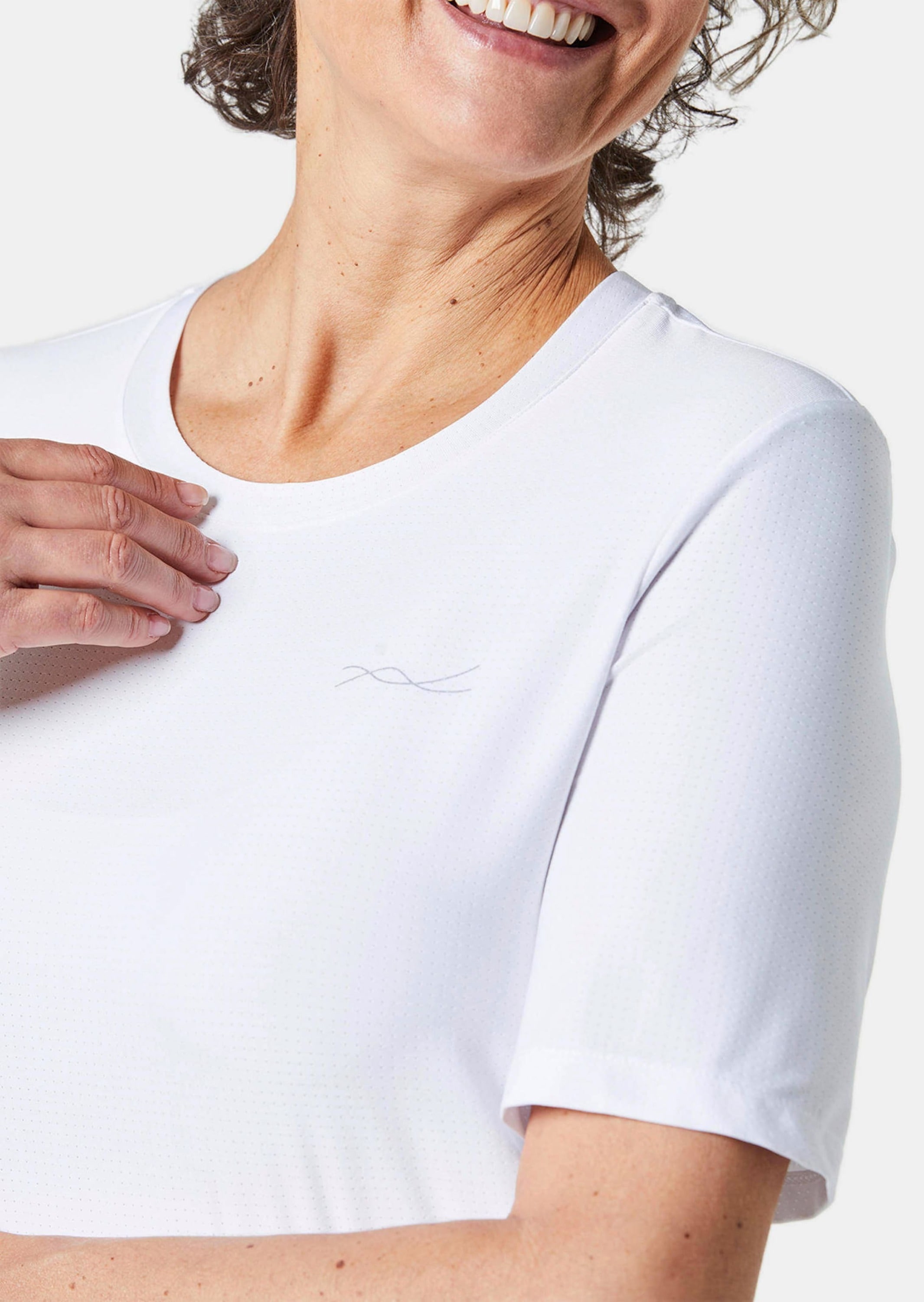 GOLDNER Kurzarmshirt »Shirt Sport-Shirt mit Reflektoren«
