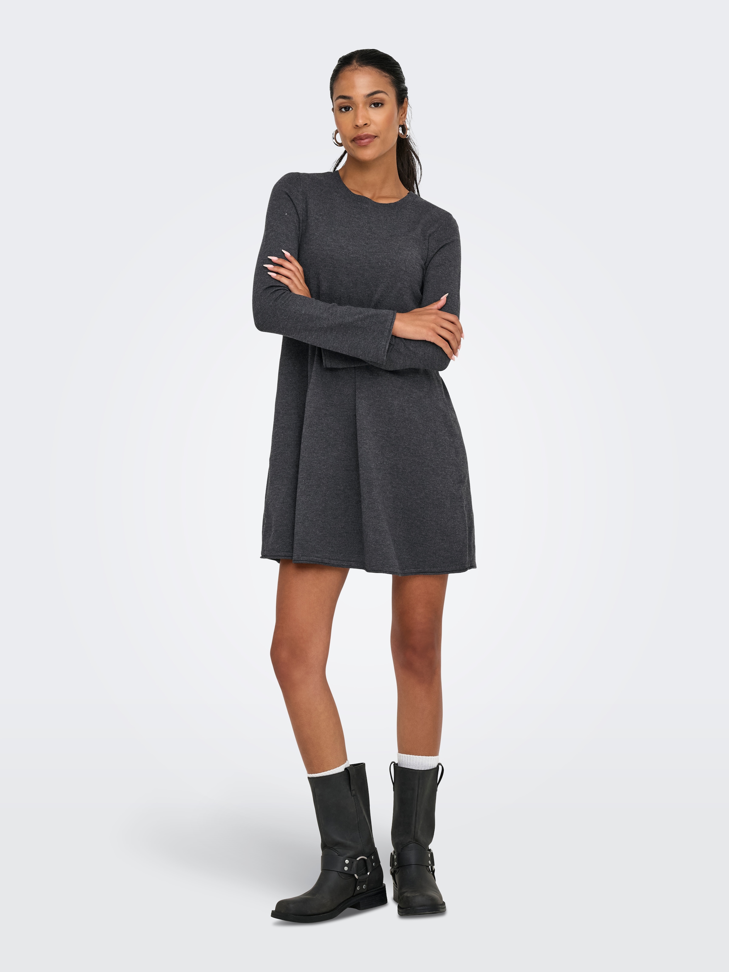 ONLY Midikleid »ONLAMALIO LIFE LS ONECK DRESS KNT«, Sommerkleid