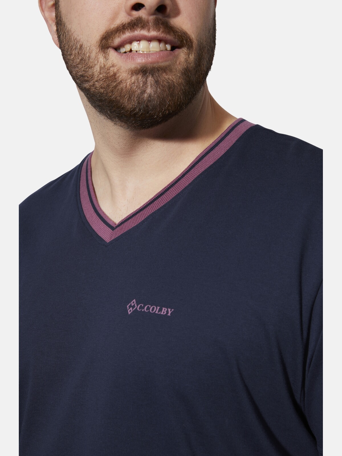 Charles Colby T-Shirt »Doppelpack T-Shirt EARL EDELEY«, (2 tlg.)