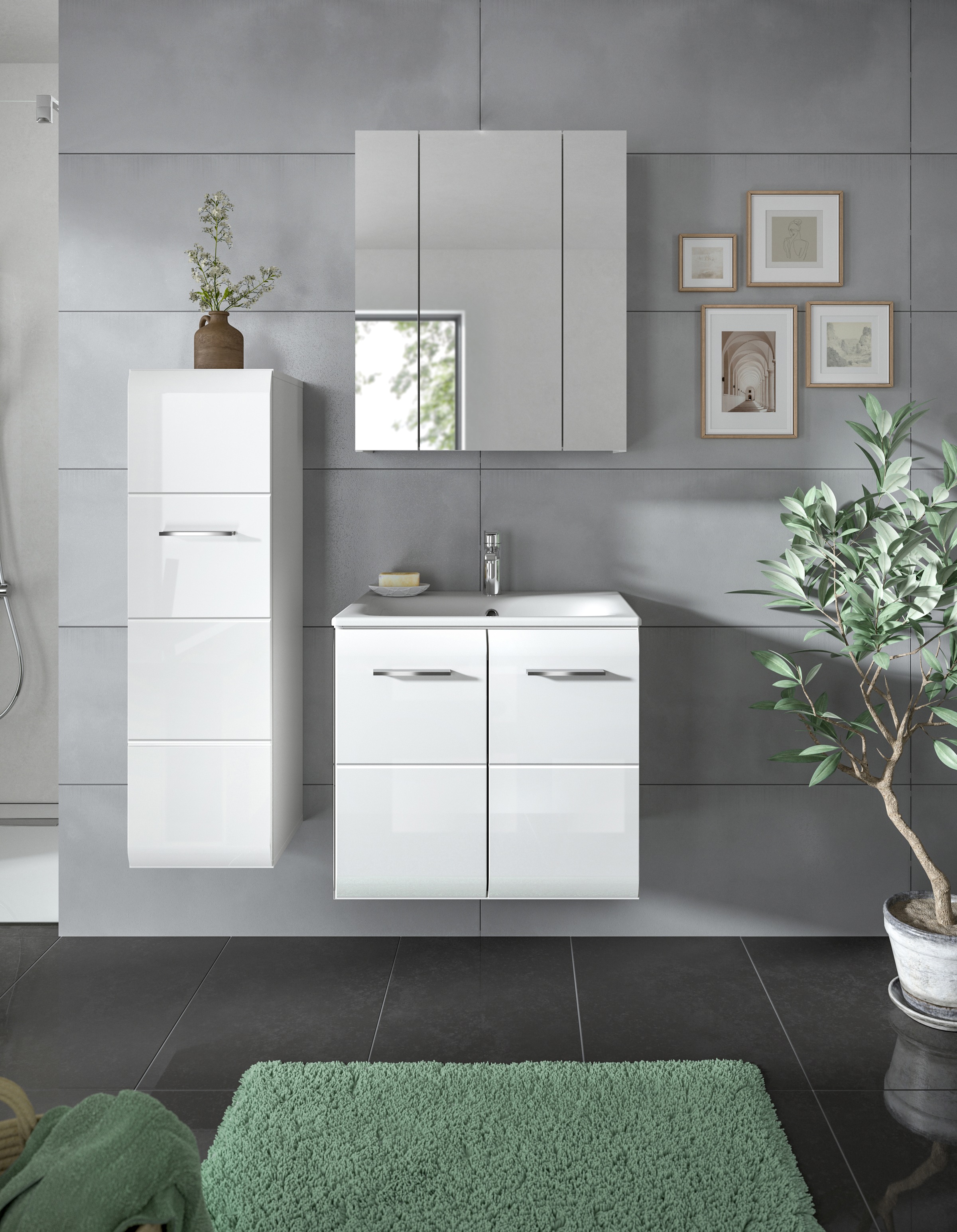 welltime Badezimmer-Set Set, 4 Stk. tlg.