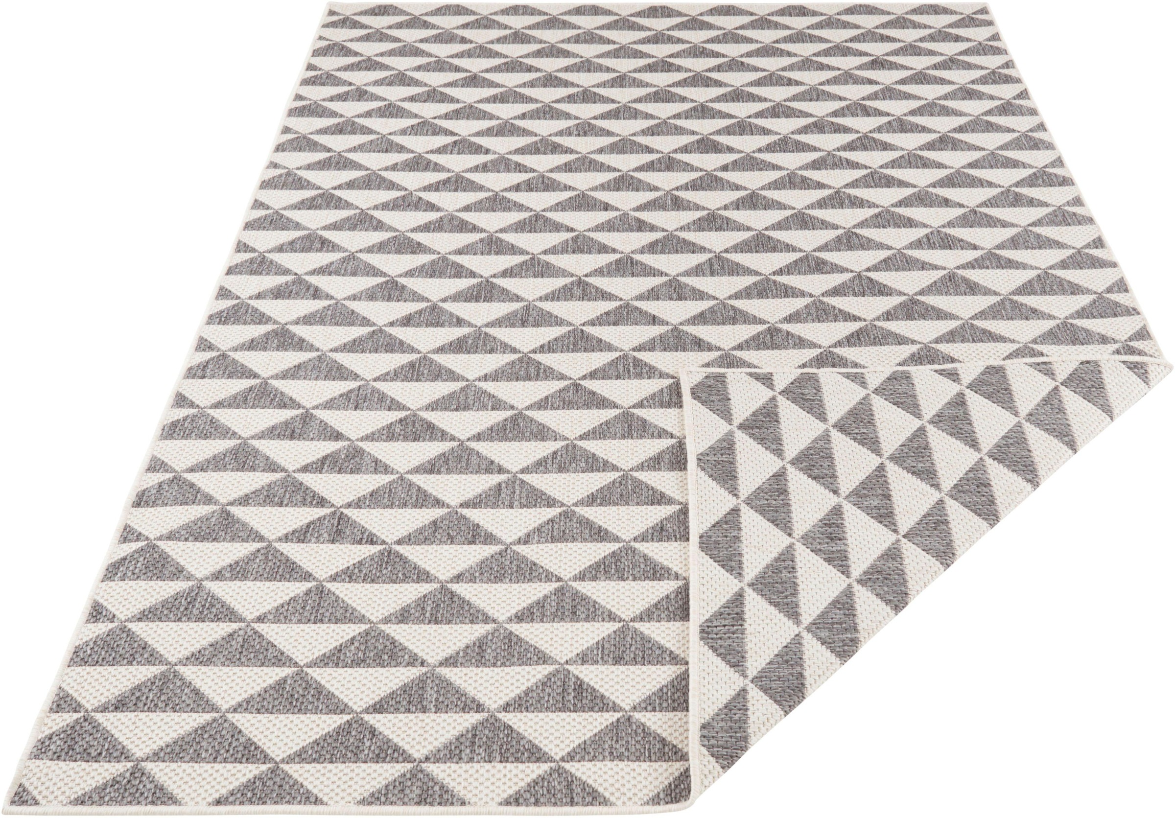 NORTHRUGS Teppich »Tahiti«, rechteckig, 5 mm Höhe, In- und Outdoor geeignet, Wendbar, Wohnzimmer