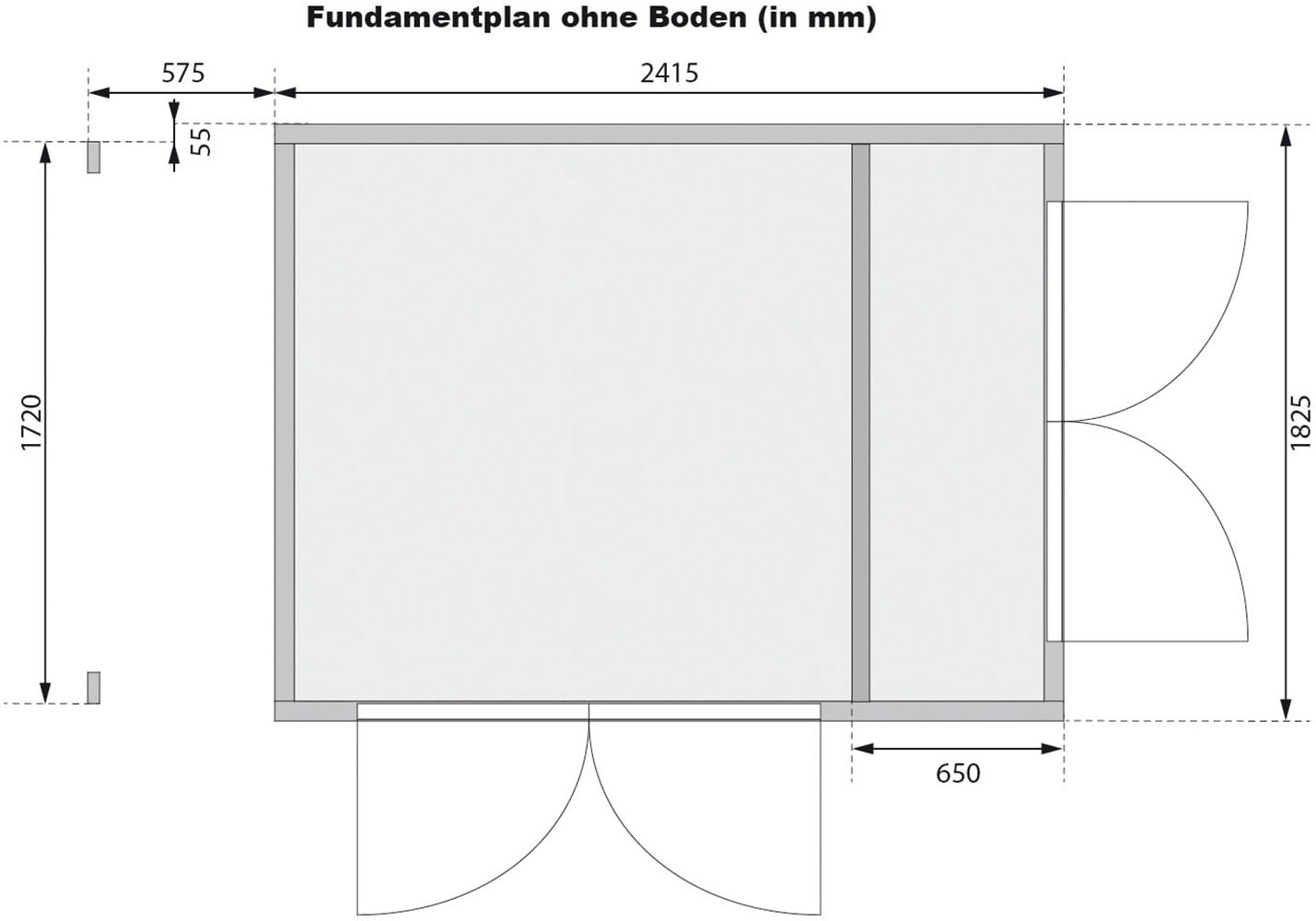 Karibu Gartenhaus »Multifunktionshaus 1 Pultdach«, naturbelassen oder terragrau