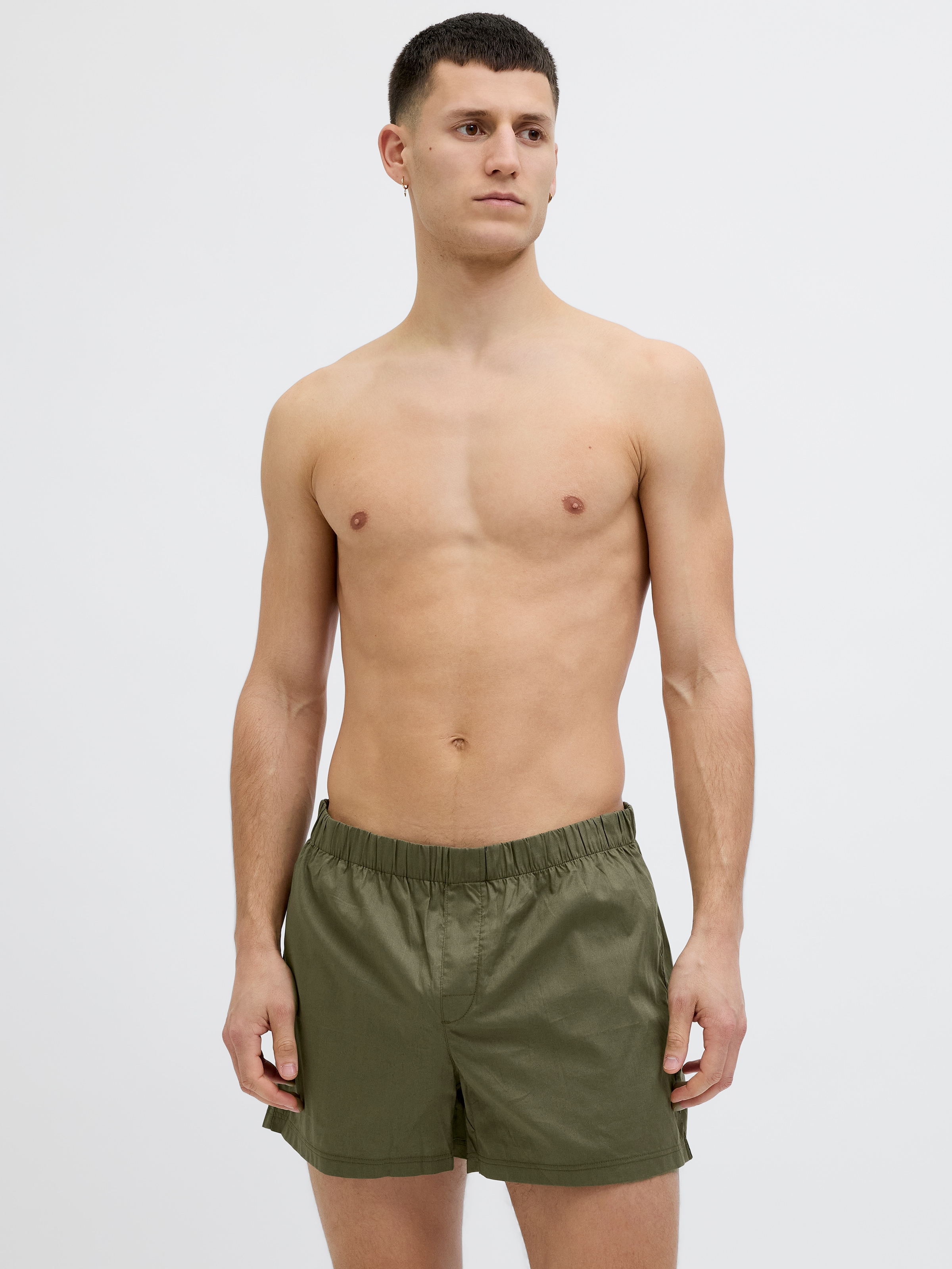 Jack & Jones Boxershorts »JACMILANO WOVEN BOXERS 3 PACK NOOS«, (Packung, 3 St.)