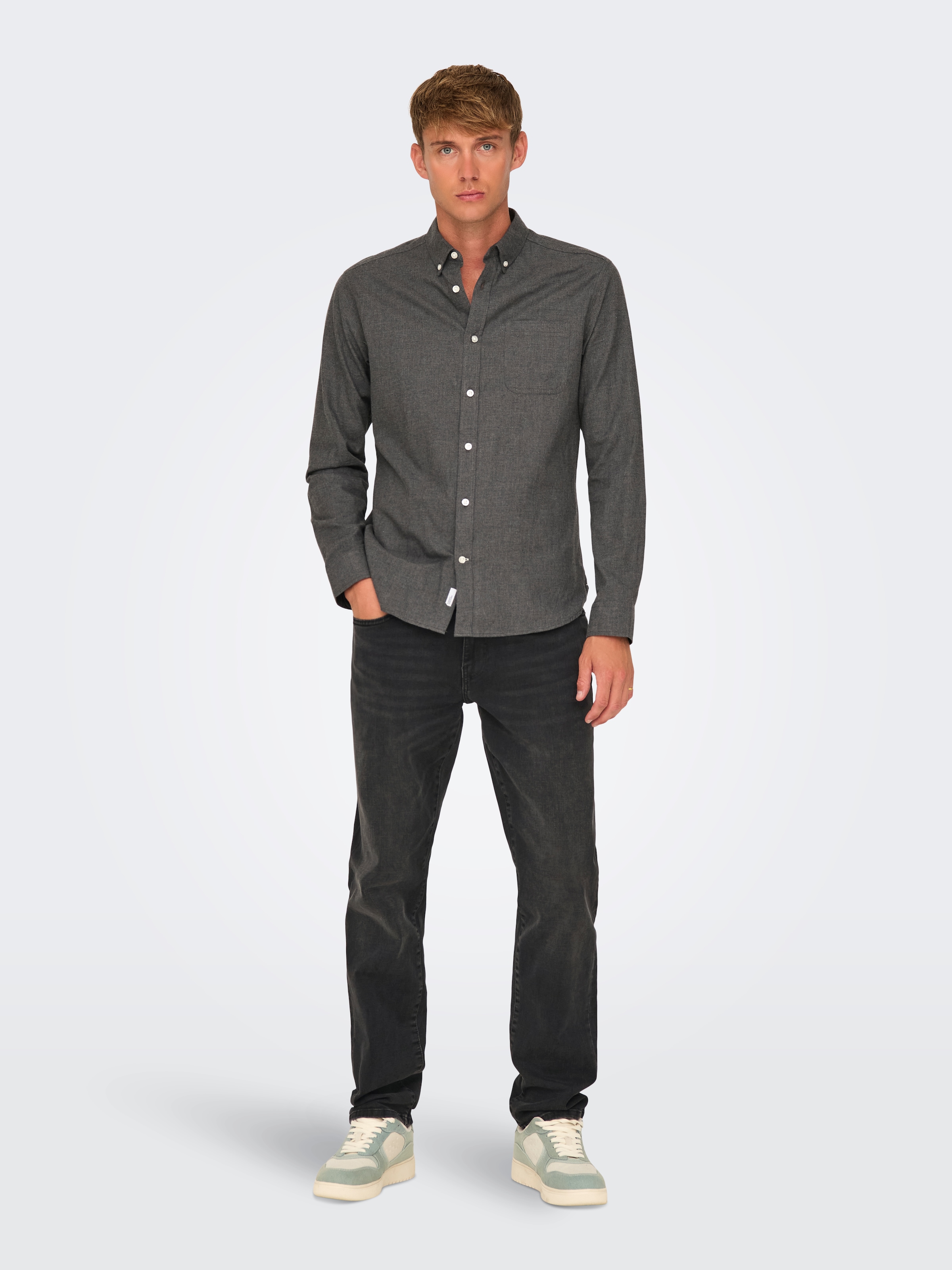 ONLY & SONS Straight-Jeans »ONSWEFT REGULAR WB 0021 TAI DNM NOOS«, im 4-Pocket-Style