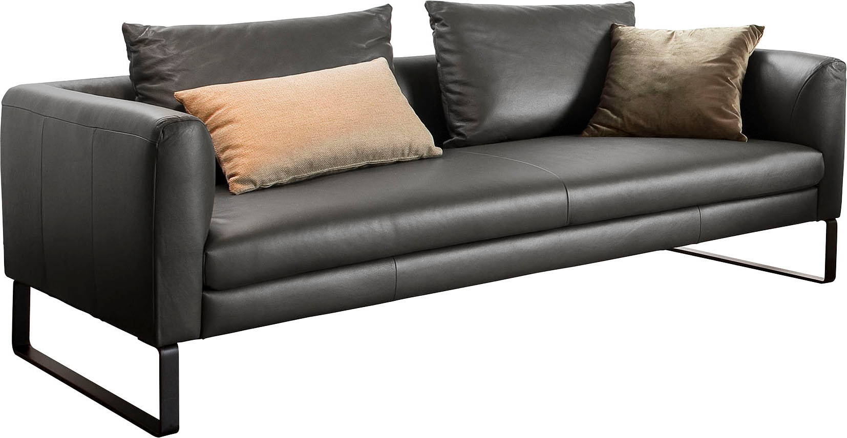 3-Sitzer »Avola Designsofa mit Lederbezug, tolle Verarbeitungsdetails«, bequem und...