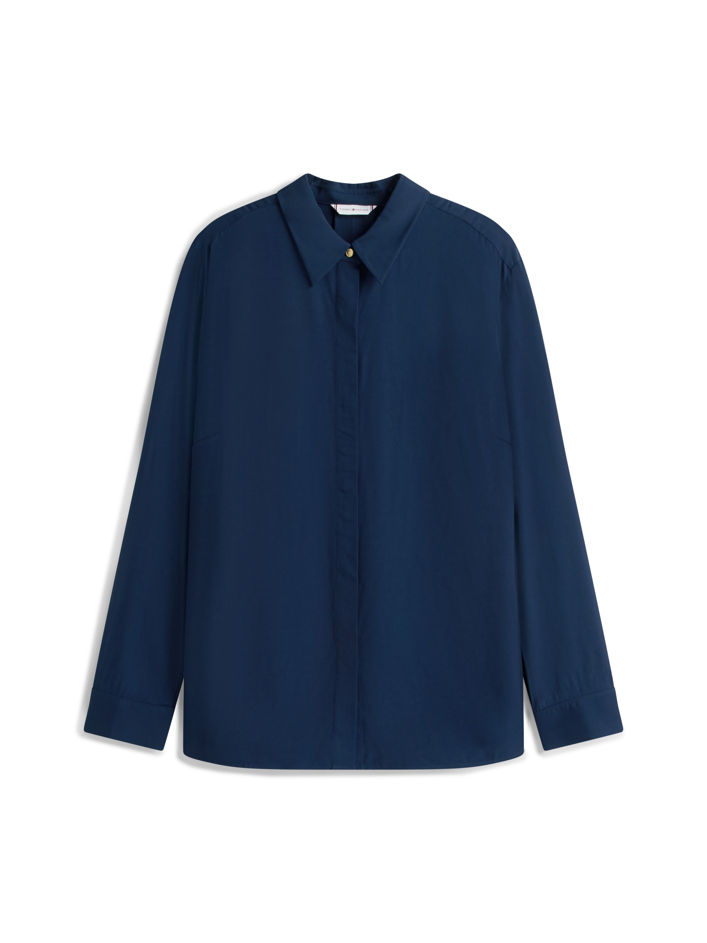 Tommy Hilfiger Curve Hemdbluse »CRV VIS TWILL BUTTON UP SHIRT« in großen Größen