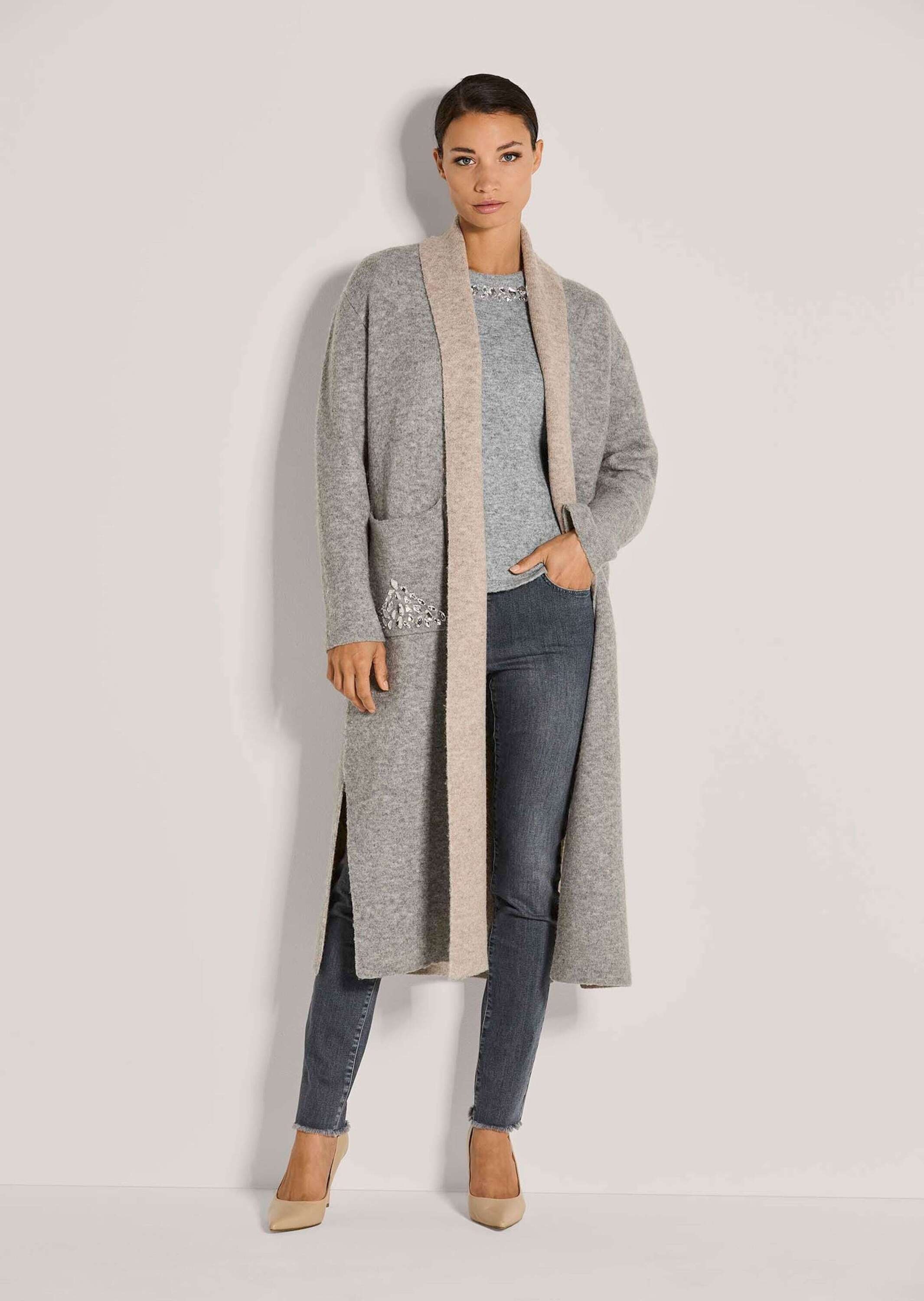 MADELEINE Langmantel »Strickmantel Strickmantel«