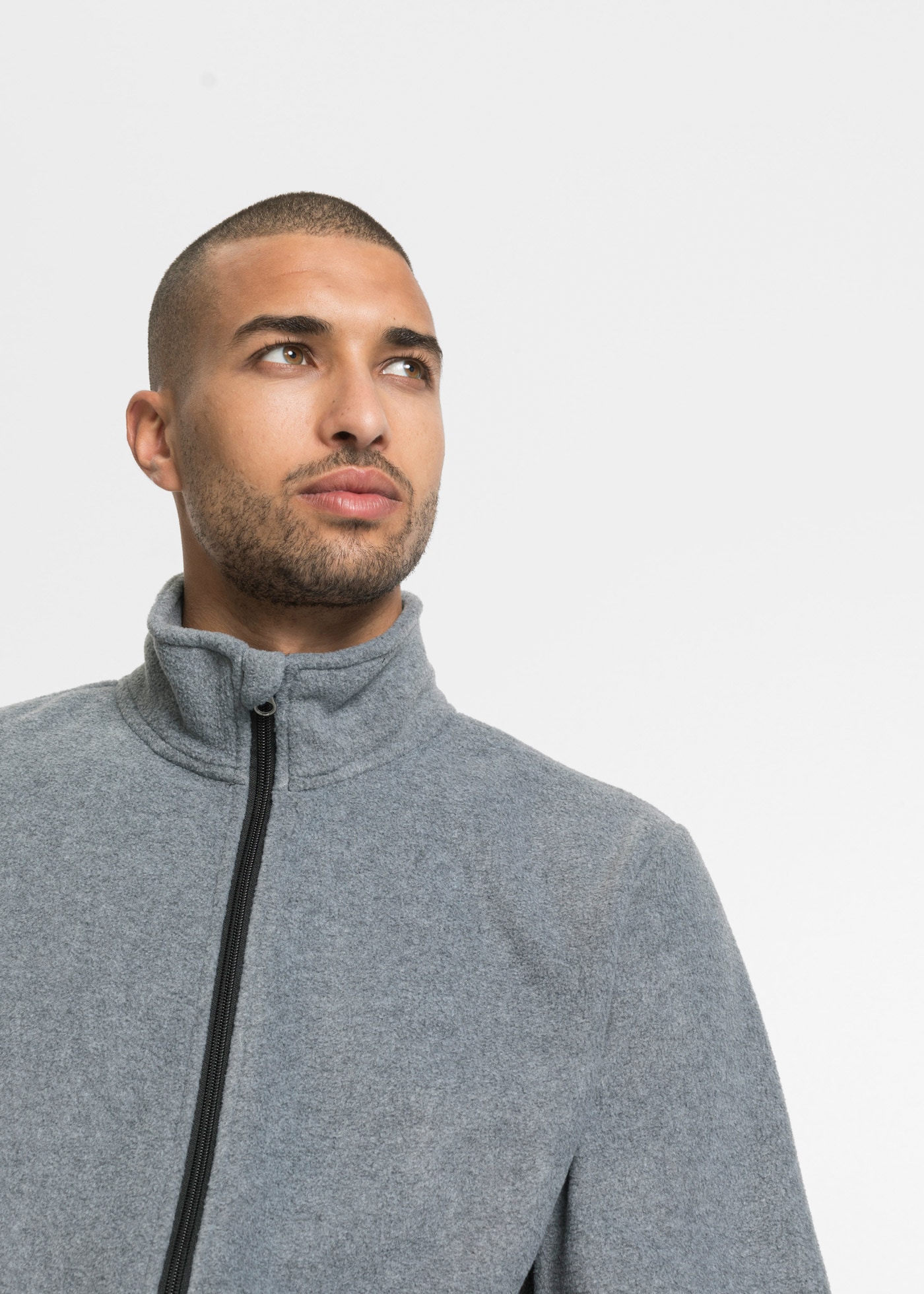 bonprix Fleecejacke Packung, 2, 2 Stk. tlg. ohne Kapuze Fleecejacke (2er Pack)