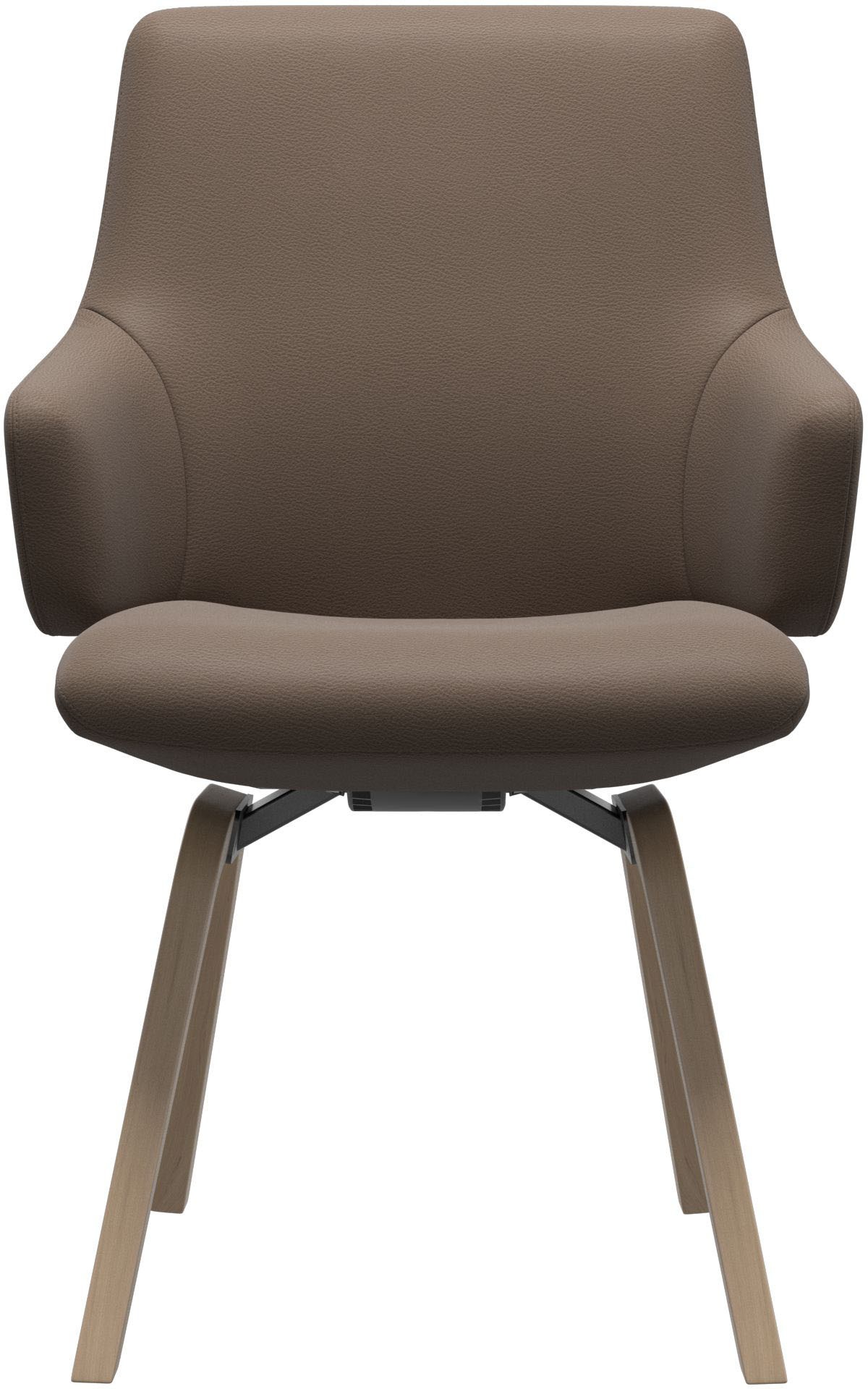 Stressless® Polsterstuhl »Laurel«, Leder BATICK, Low Back mit Armlehne, Größe L, mit schräggestellten Beinen in Eiche