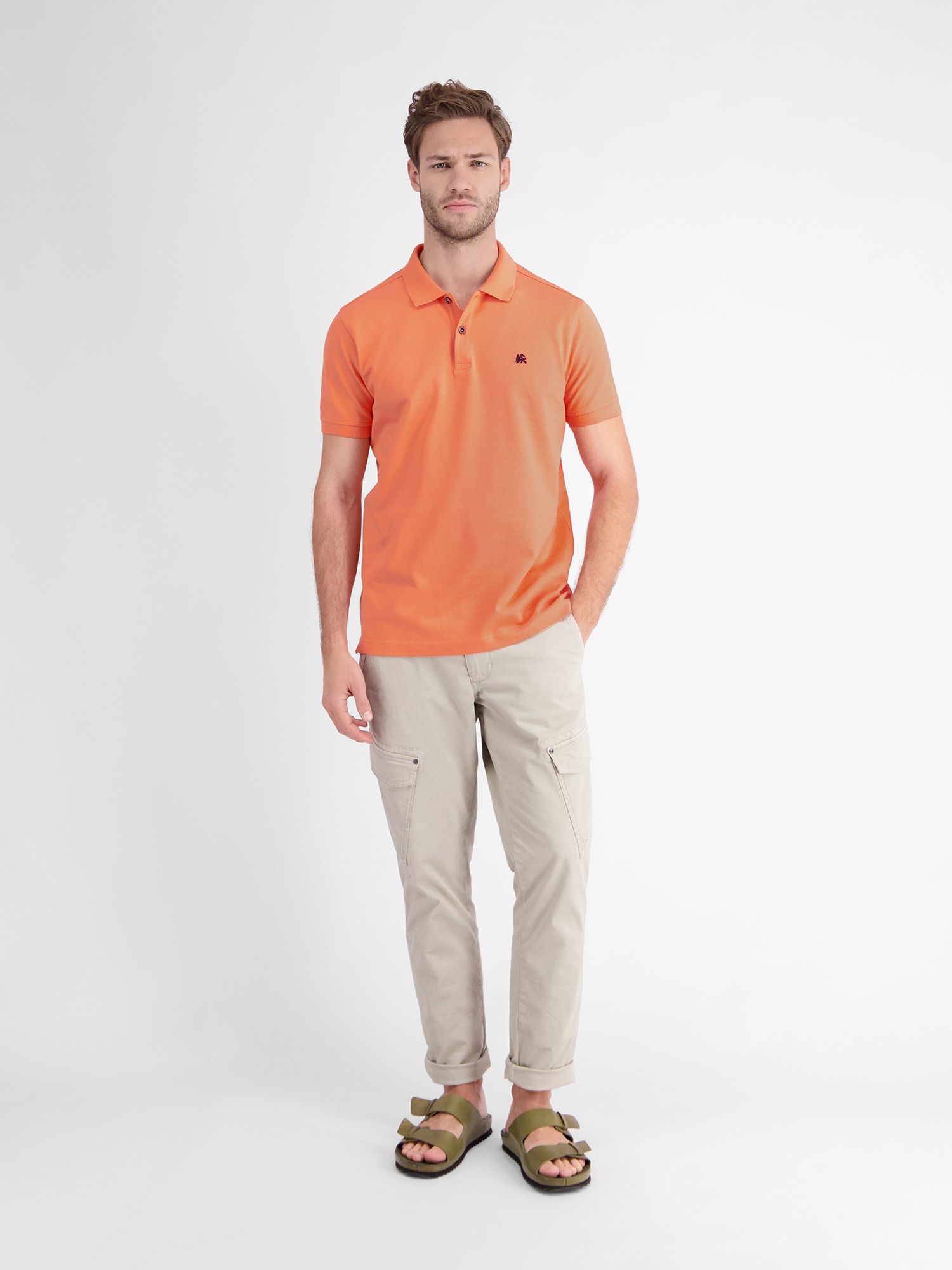 LERROS Poloshirt »LERROS Basic Poloshirt für Herren«