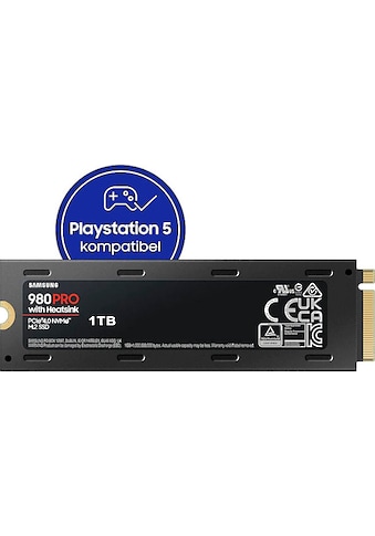 interne SSD »980 PRO Heatsink«, Anschluss M.2 PCIe 4.0, Playstation 5 kompatibel