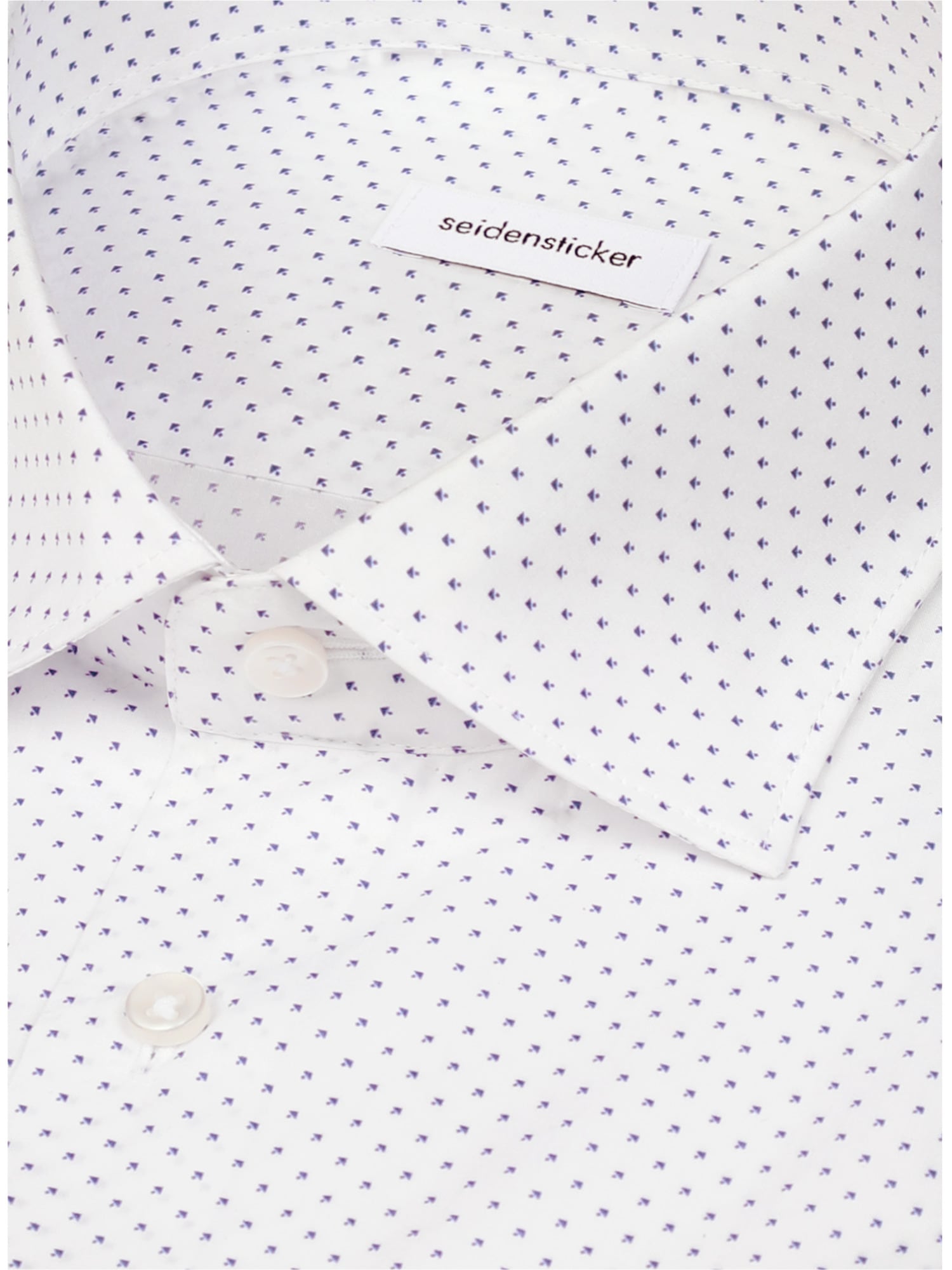 seidensticker Businesshemd »Schwarze Rose« Slim 1/1 Kentkragen Druck