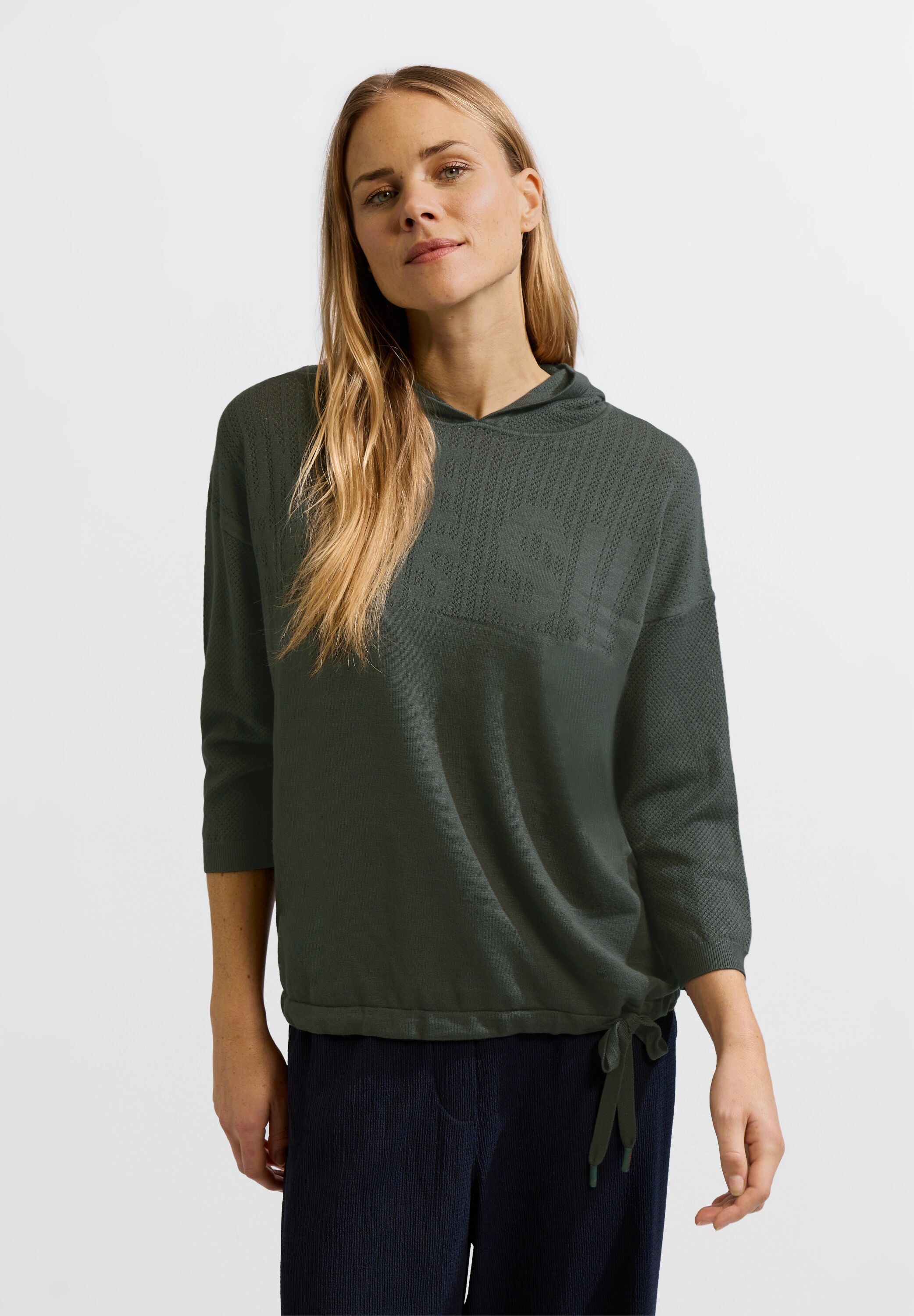 Cecil Kapuzenpullover, mit Mesh-Elementen