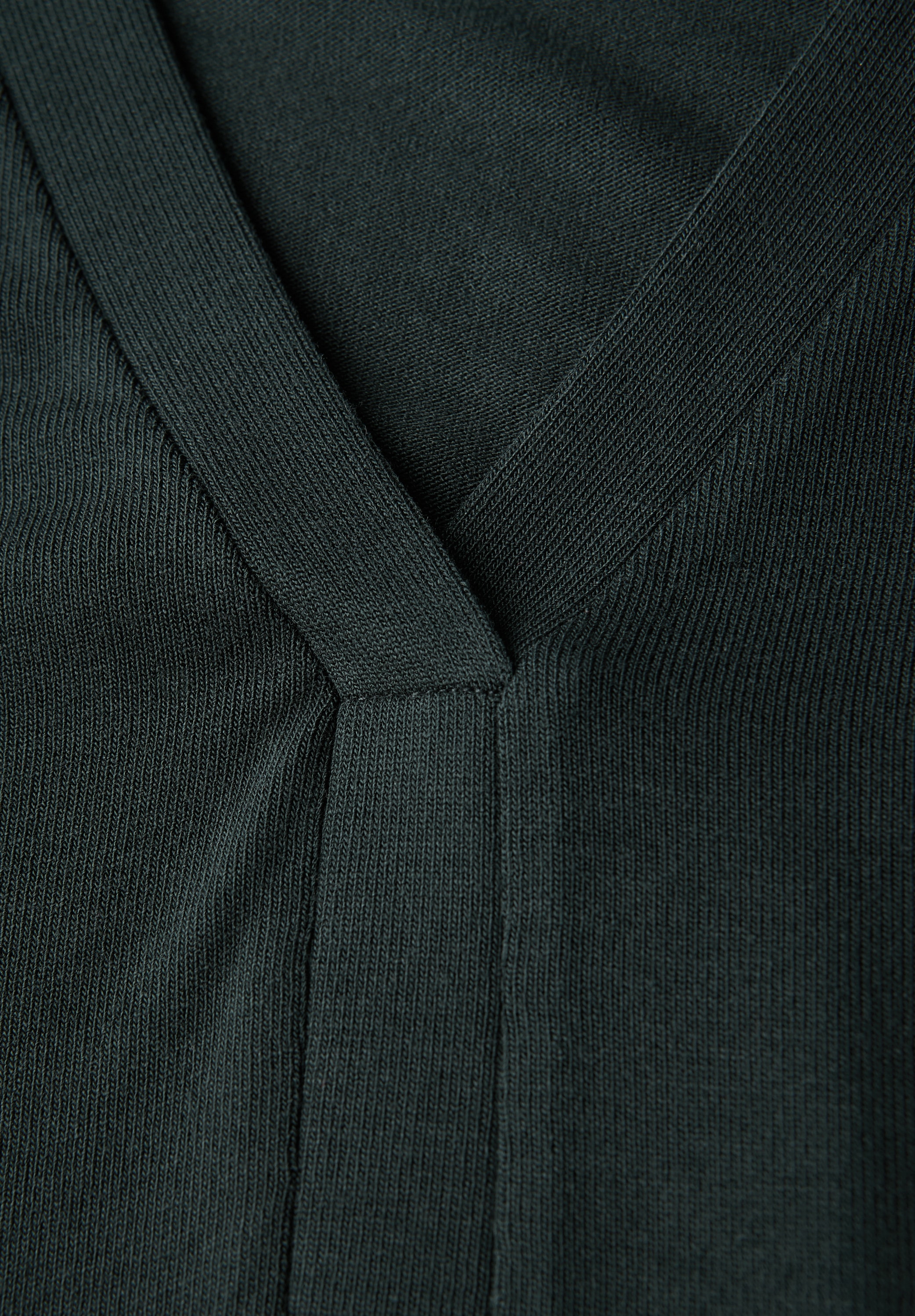 STREET ONE Langarmshirt, mit V-Ausschnitt