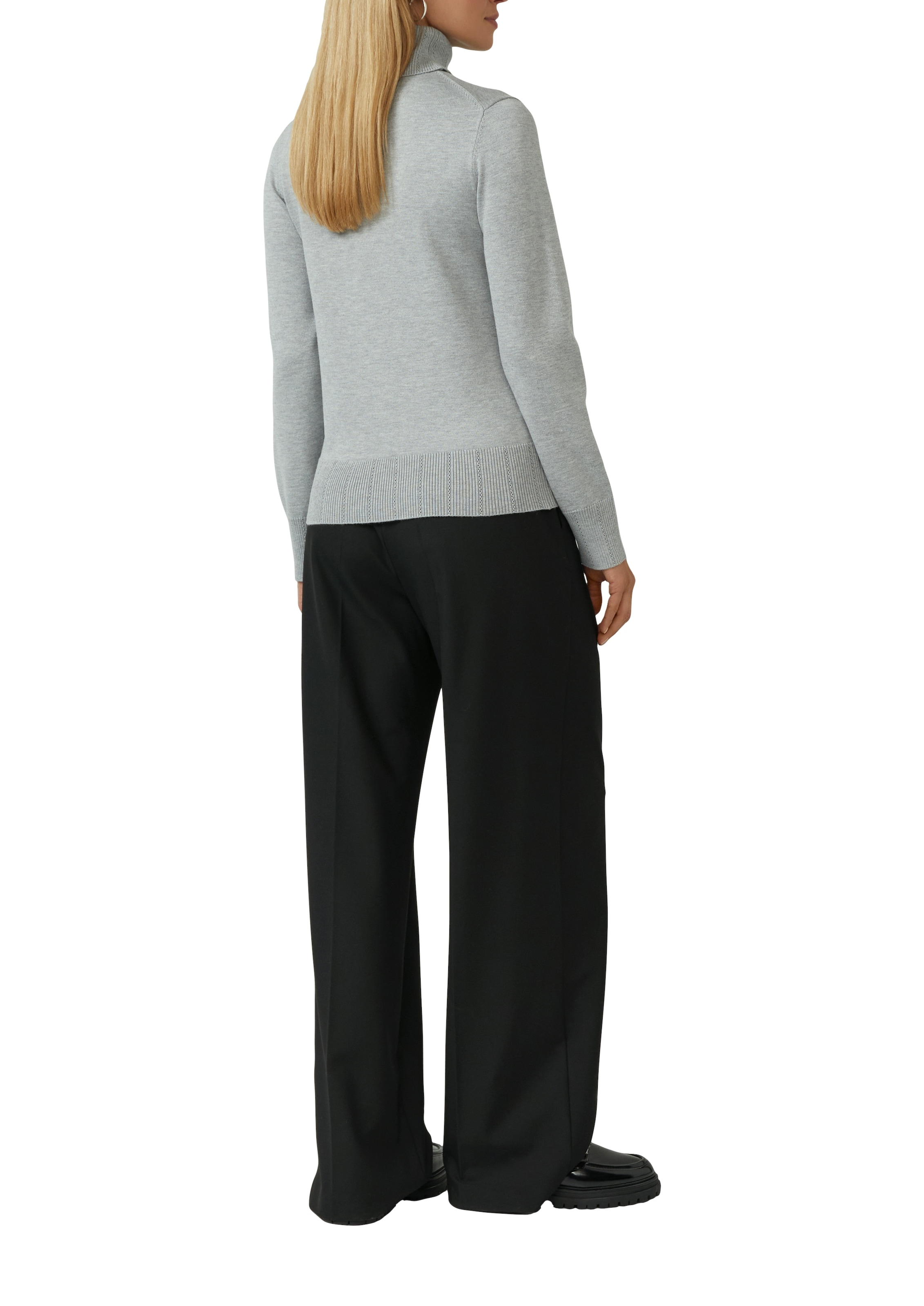 s.Oliver BLACK LABEL Strickpullover, mit Rollkragen