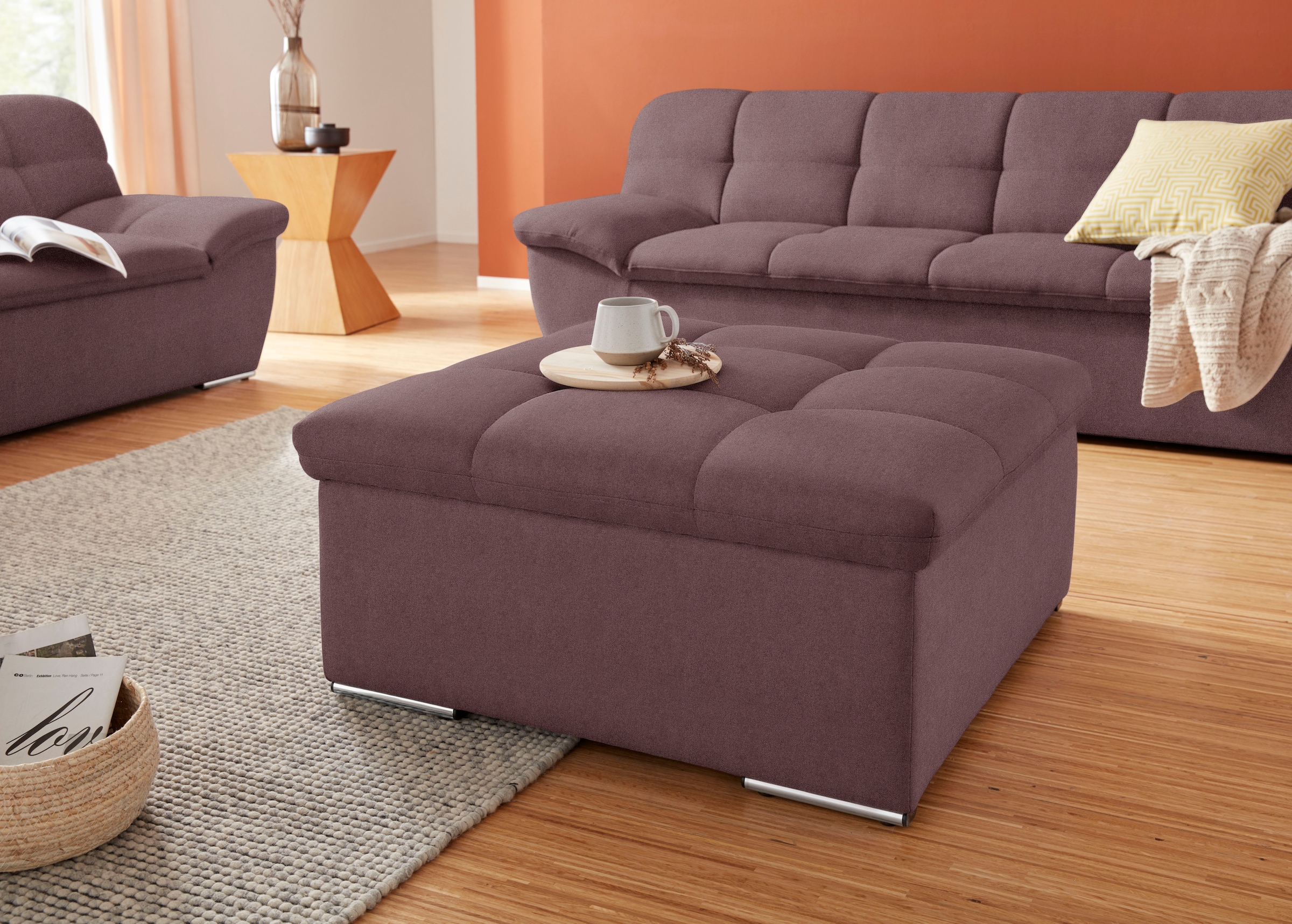 DOMO collection Sitzhocker »Lagoa«, in großer Farbauswahl