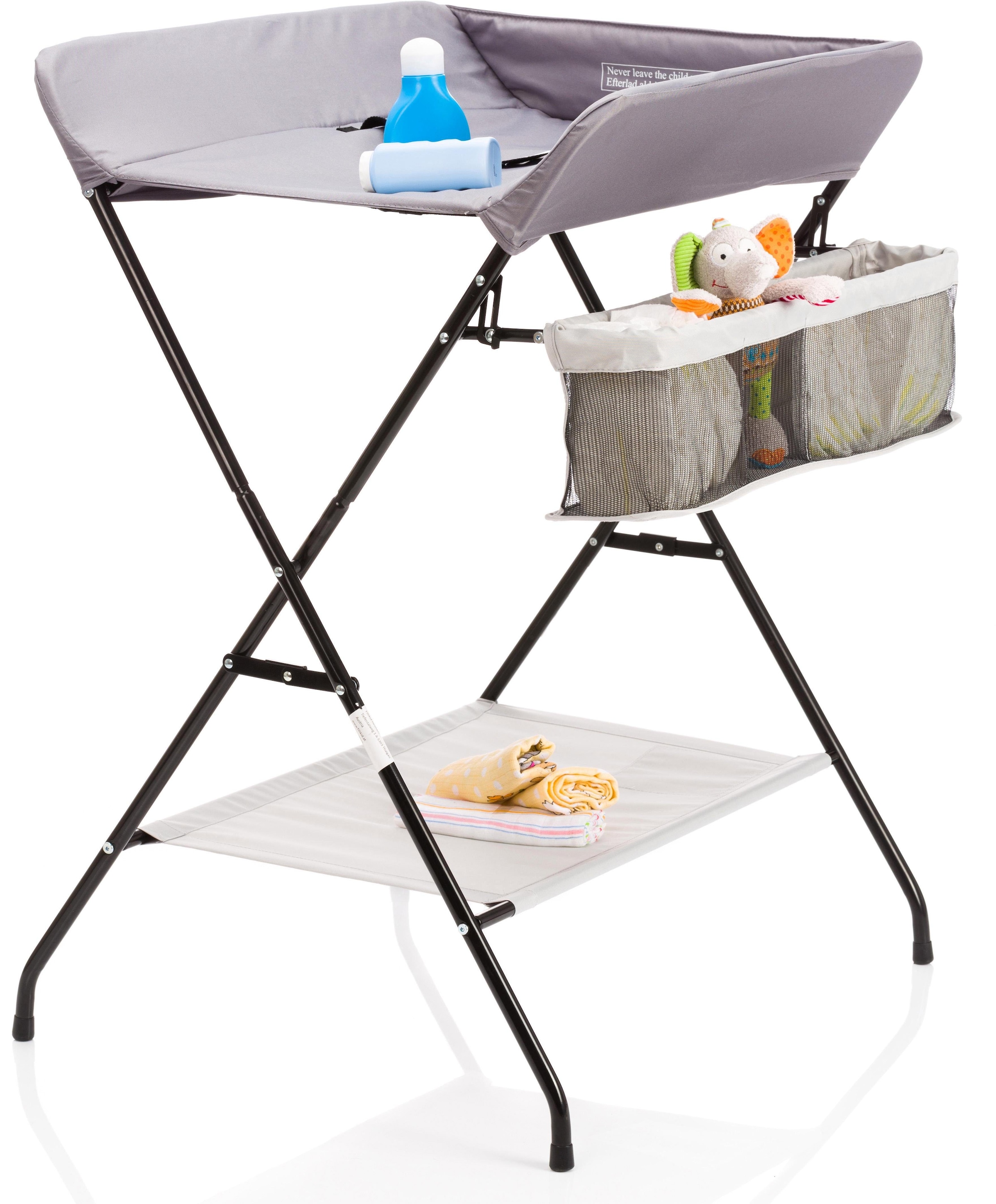 Fillikid Wickeltisch »Kombi, grau«, bis 1 kg, 67 cm