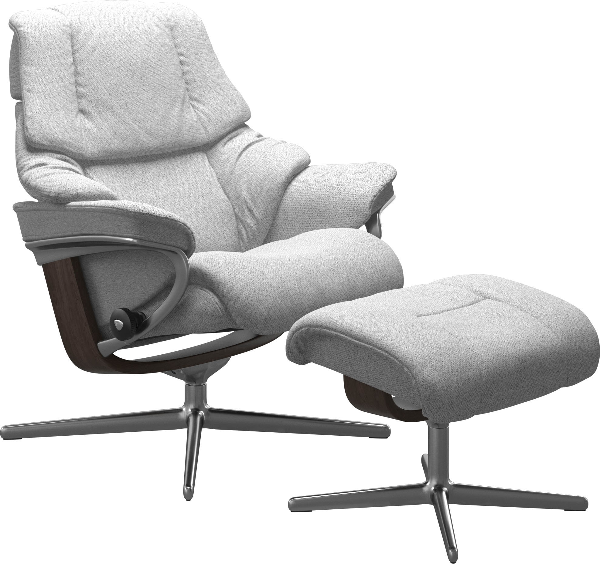 Stressless® Fußhocker »Reno«, mit Cross Base, Größe S, M & L, Holzakzent Wenge