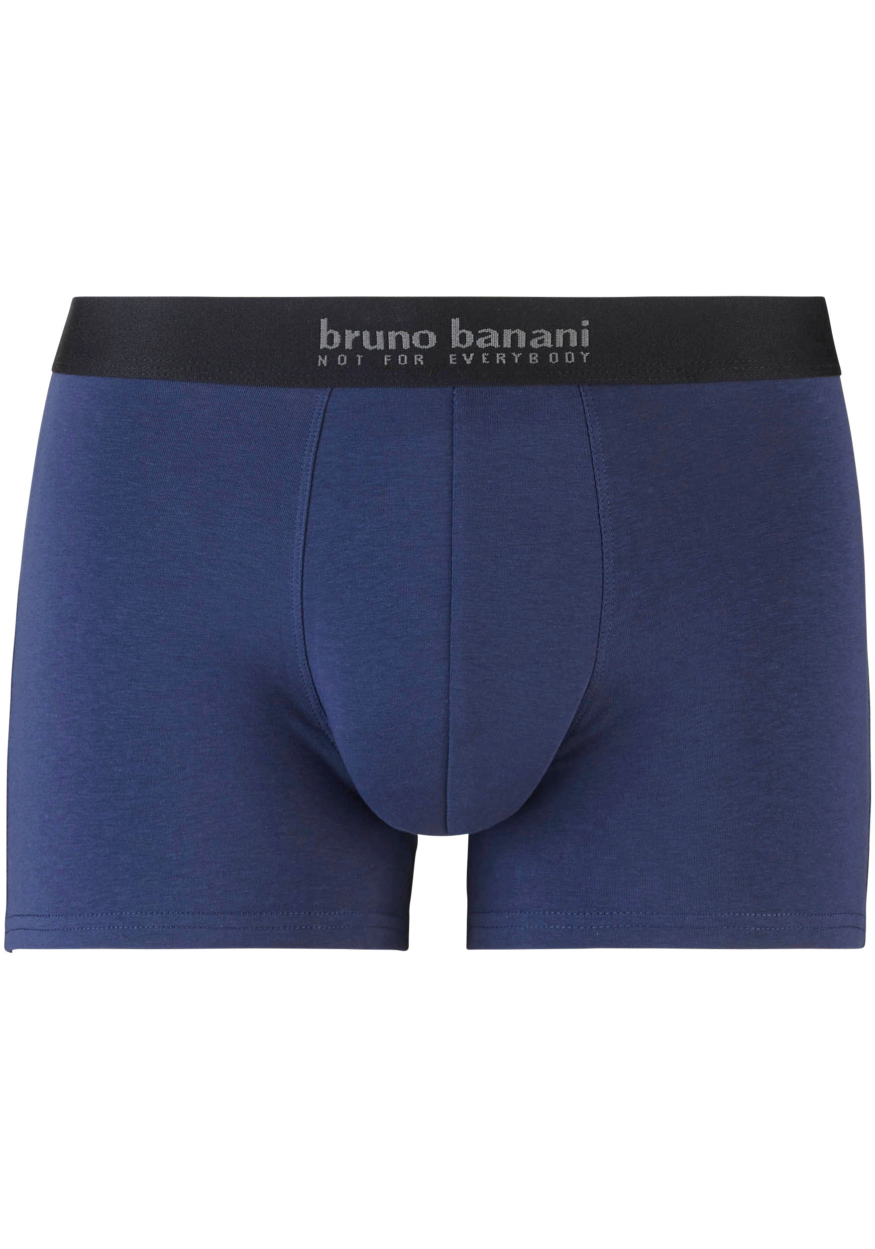 Bruno Banani Boxershorts »Short 3Pack Energy Cotton«, (Packung, 3er-Pack), mit Schriftzug am Bund