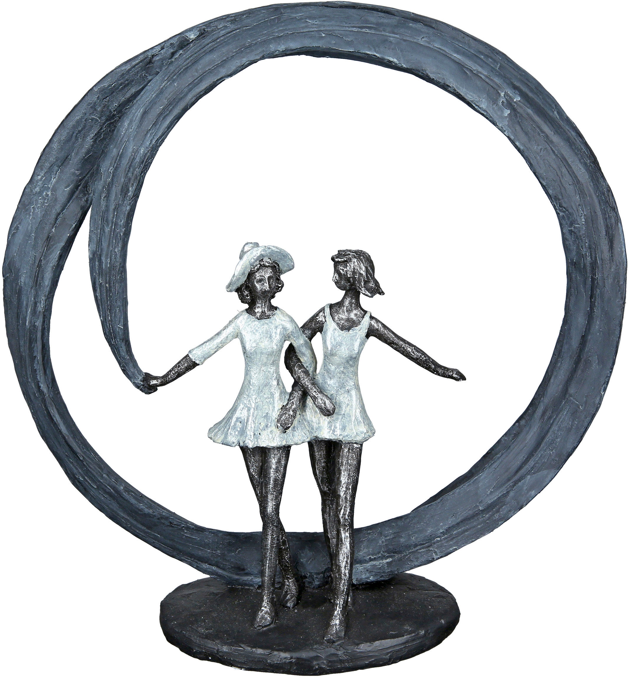 Casablanca by Gilde Dekofigur »Skulptur More than friends, grau/silber«, (1  St.), grau bestellen online bei OTTO