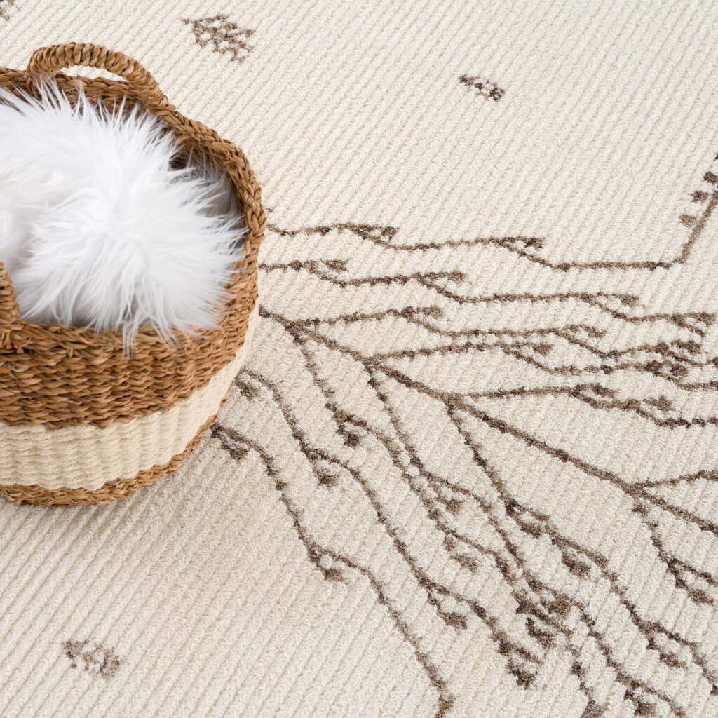 Carpet City Teppich »April 2308«, rechteckig, 10 mm Höhe, Läufer, weich durch Microfaser, Boho Ethno Look, Wohnzimmer