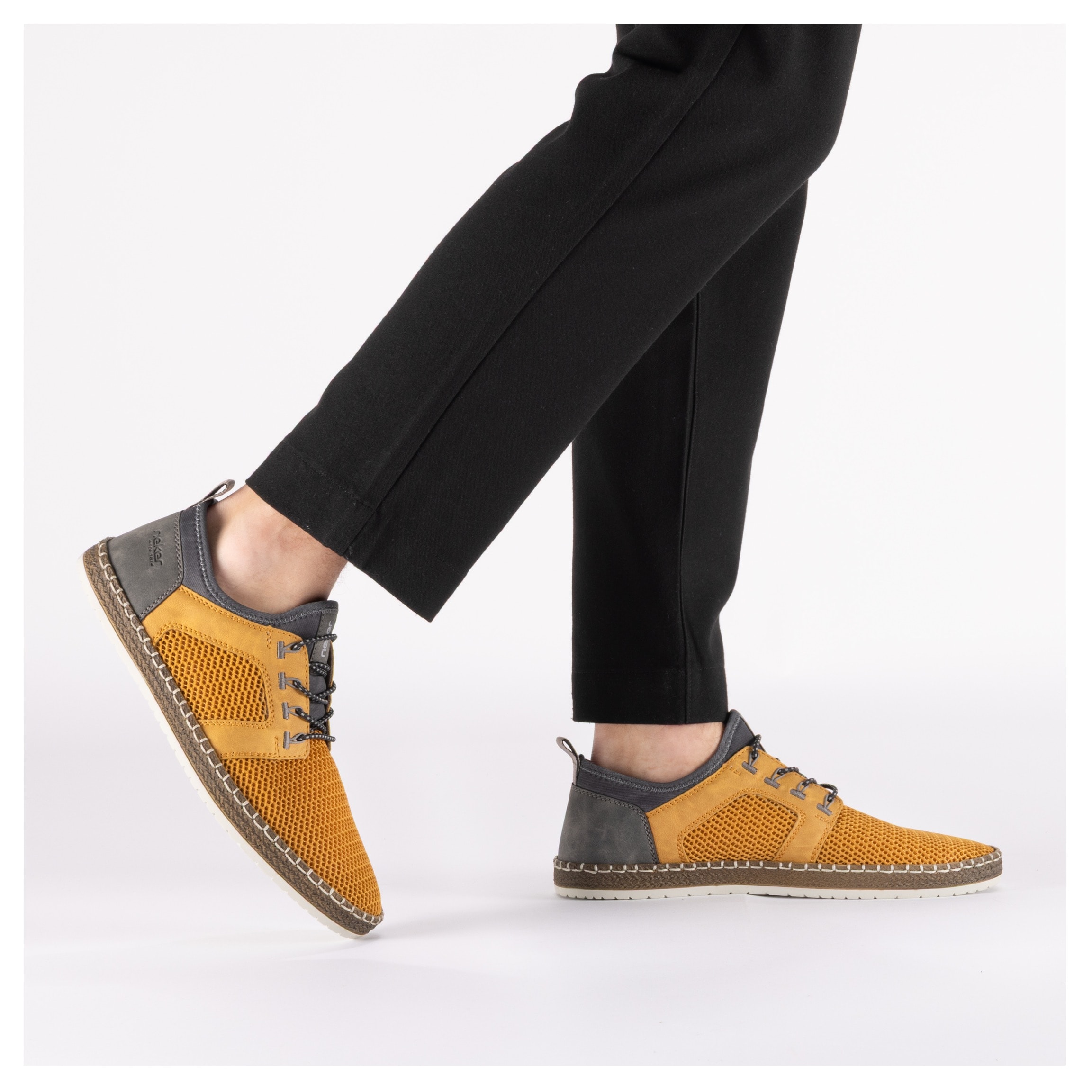 Rieker Slip-On Sneaker  Schlupfschuh, Slipper, Freizeitschuh, elastischer Einstieg, Gummizug