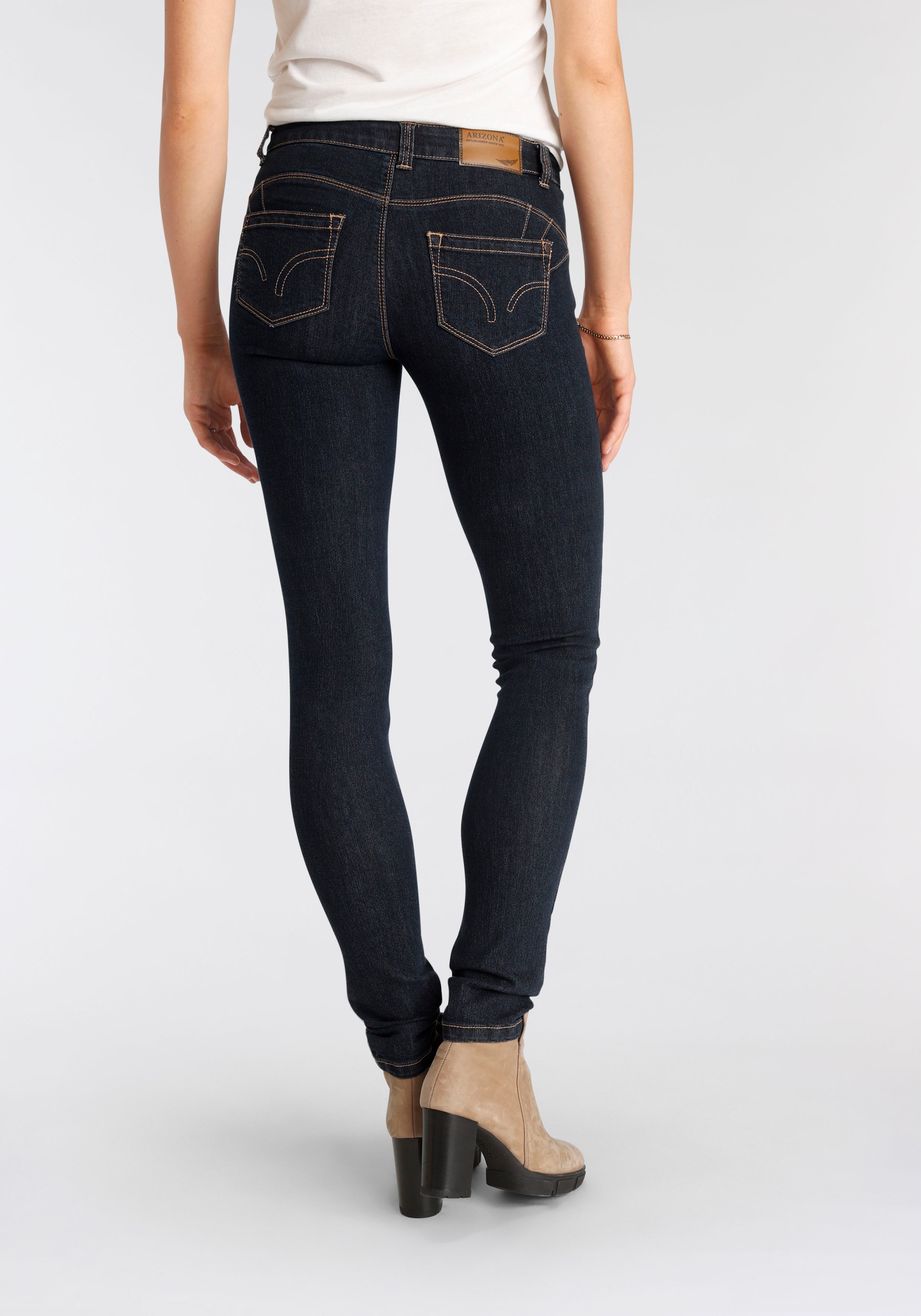 Arizona Skinny-fit-Jeans »Shaping«, Mid Waist im OTTO Online Shop | Stretchjeans